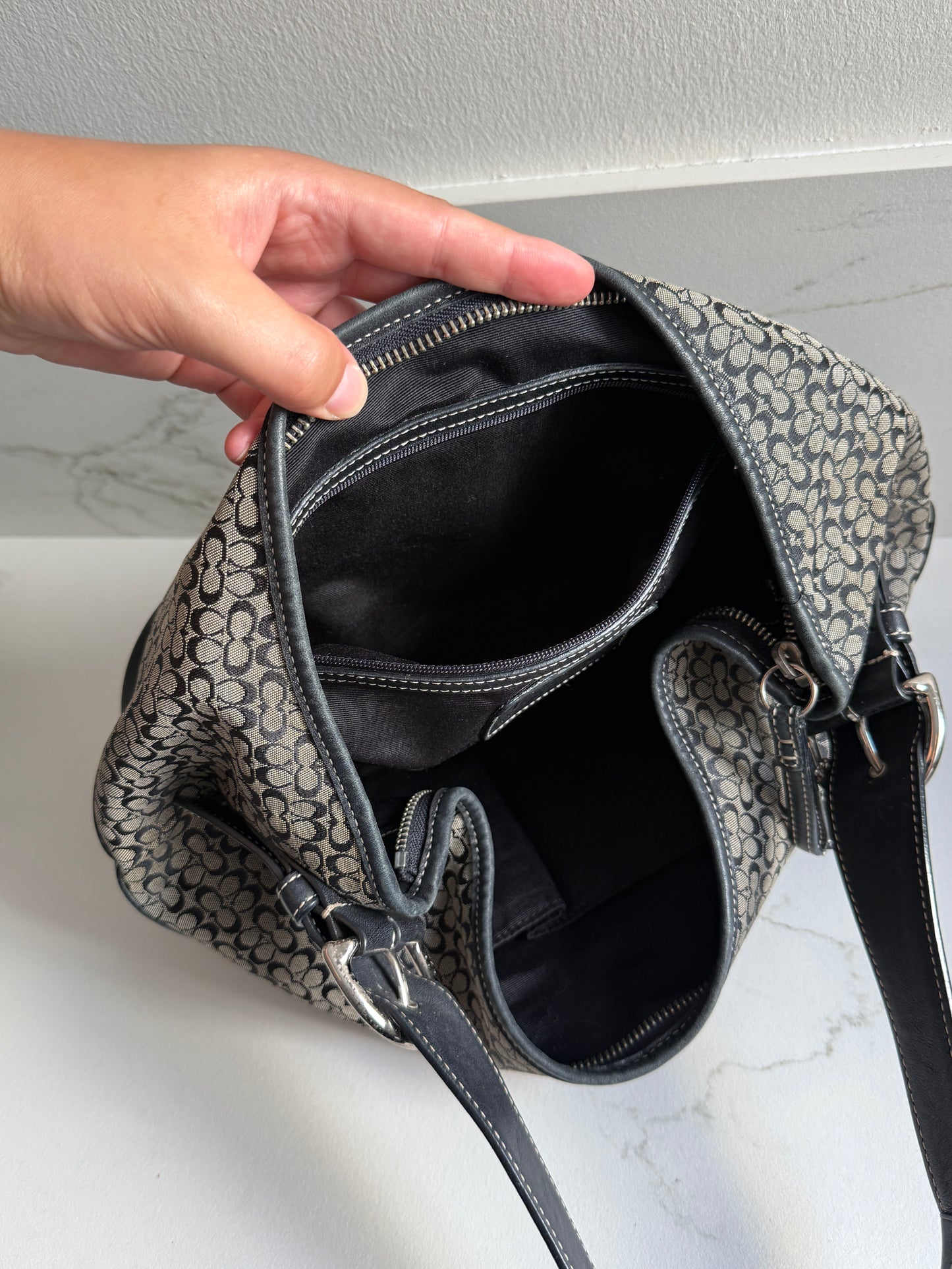 Coach Soho Signature Hobo Shoulder Bag, Large