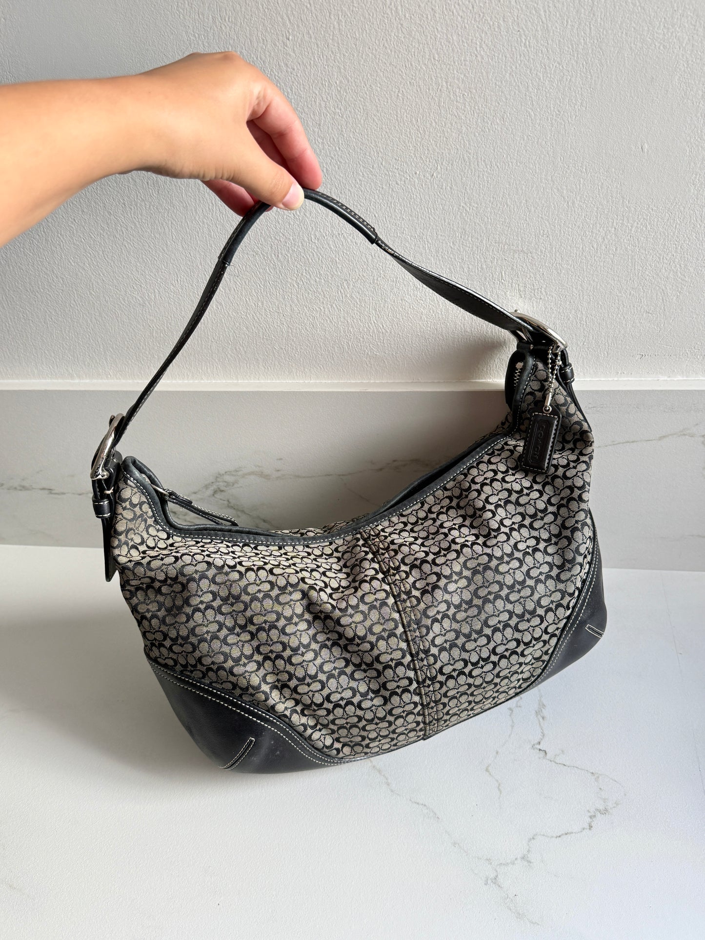 Coach Soho Signature Hobo Shoulder Bag, Large