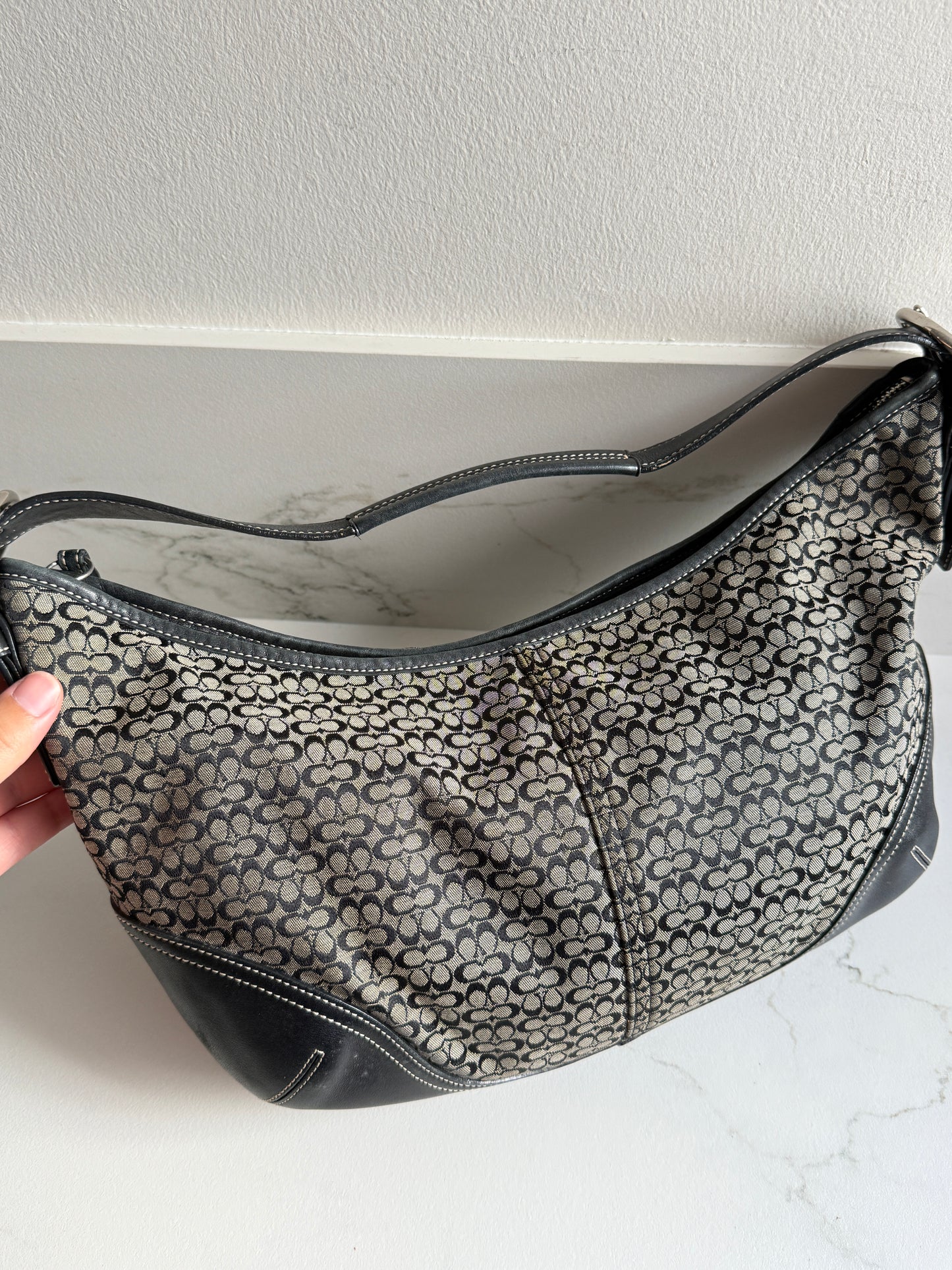 Coach Soho Signature Hobo Shoulder Bag, Large