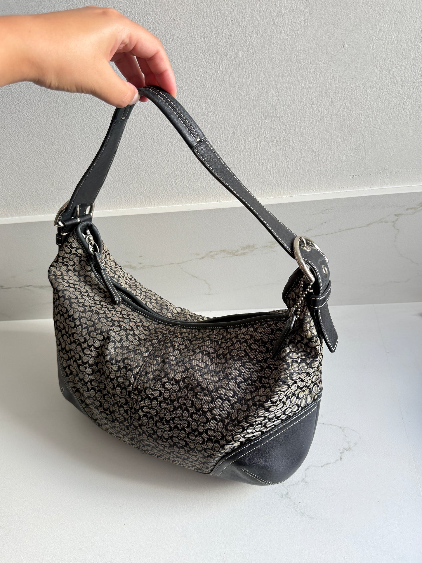 Coach Soho Signature Hobo Shoulder Bag, Large