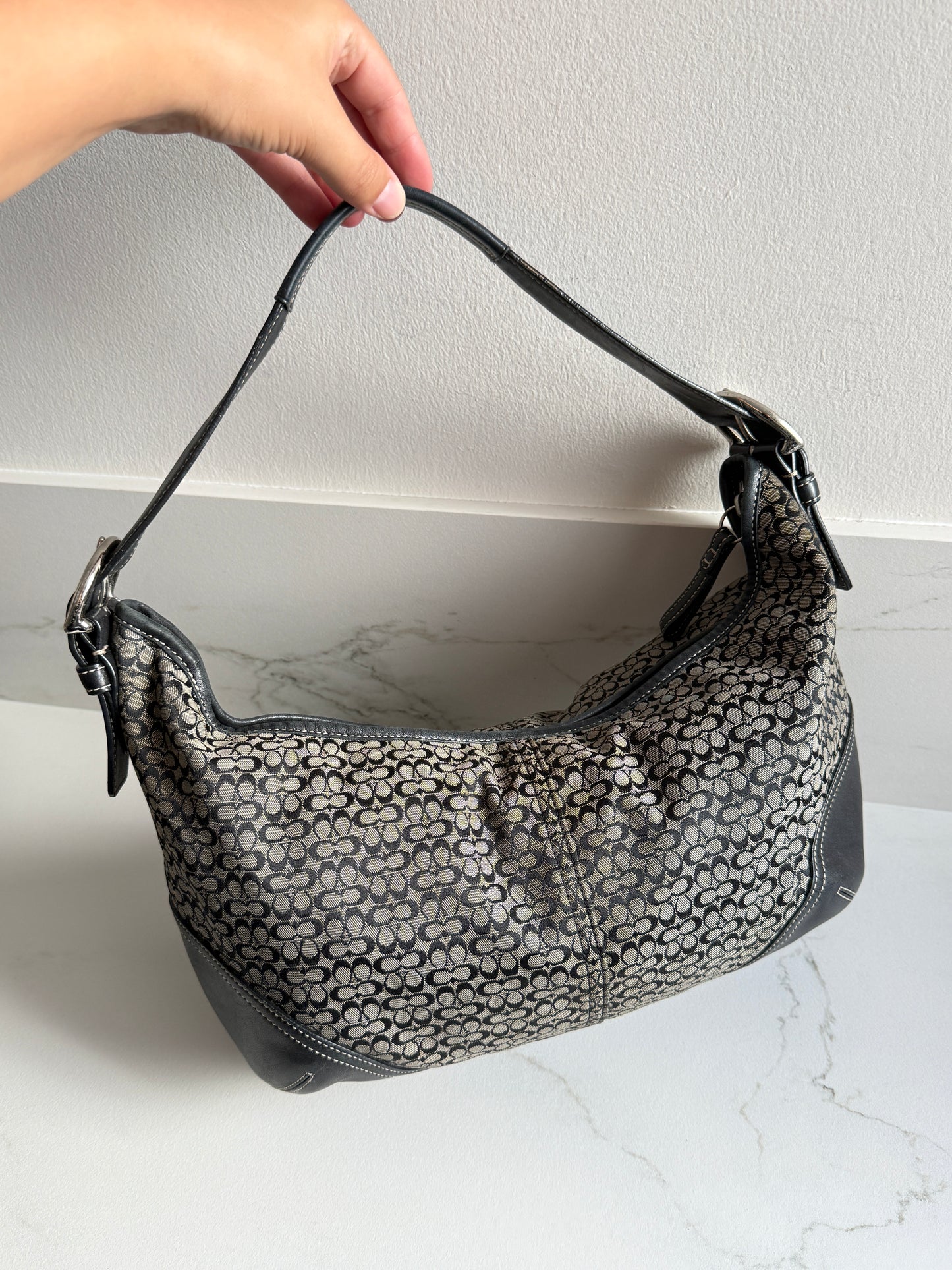 Coach Soho Signature Hobo Shoulder Bag, Large
