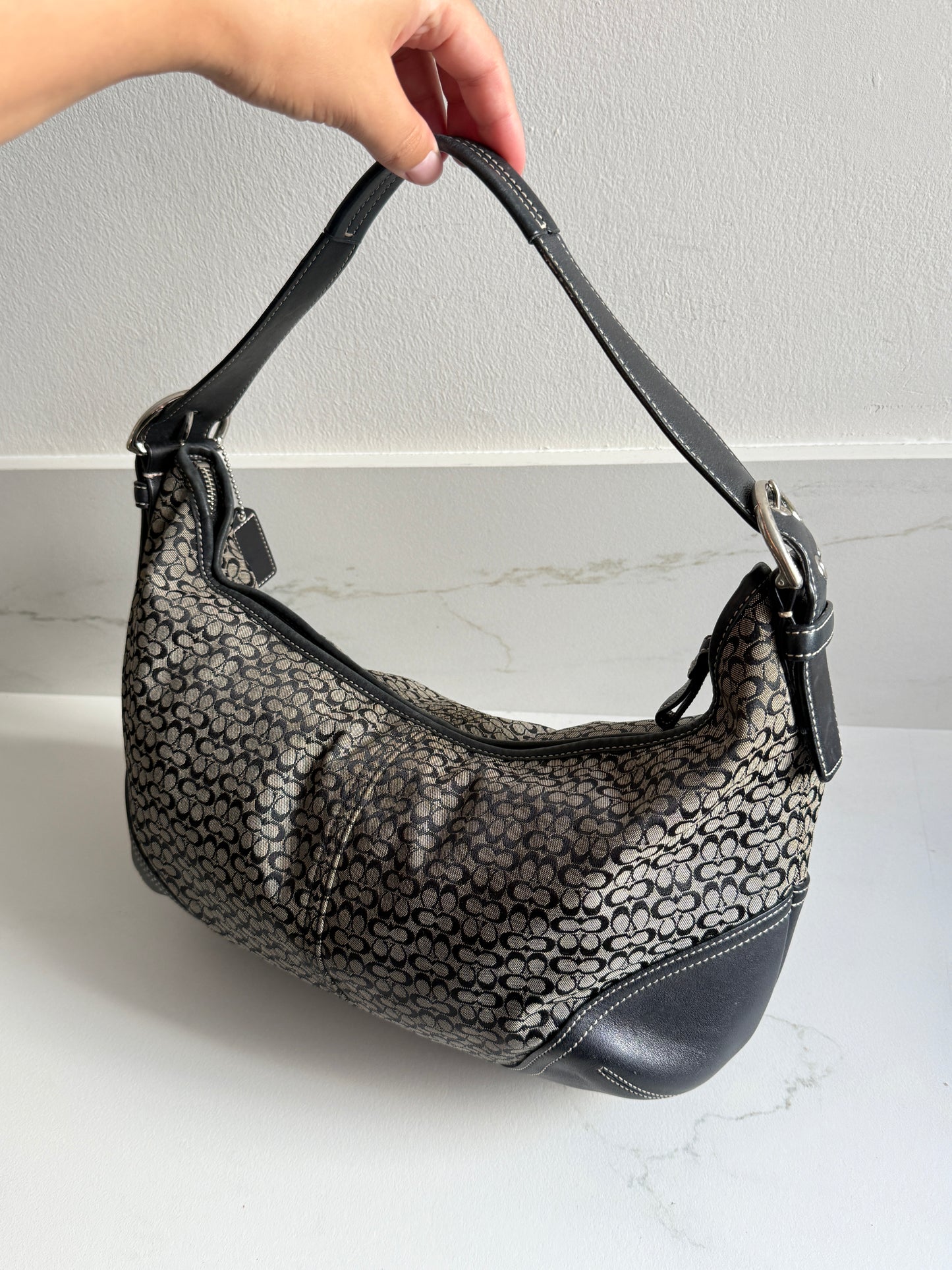 Coach Soho Signature Hobo Shoulder Bag, Large