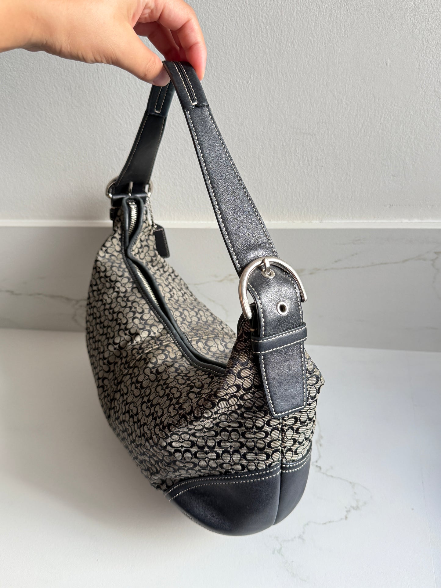 Coach Soho Signature Hobo Shoulder Bag, Large