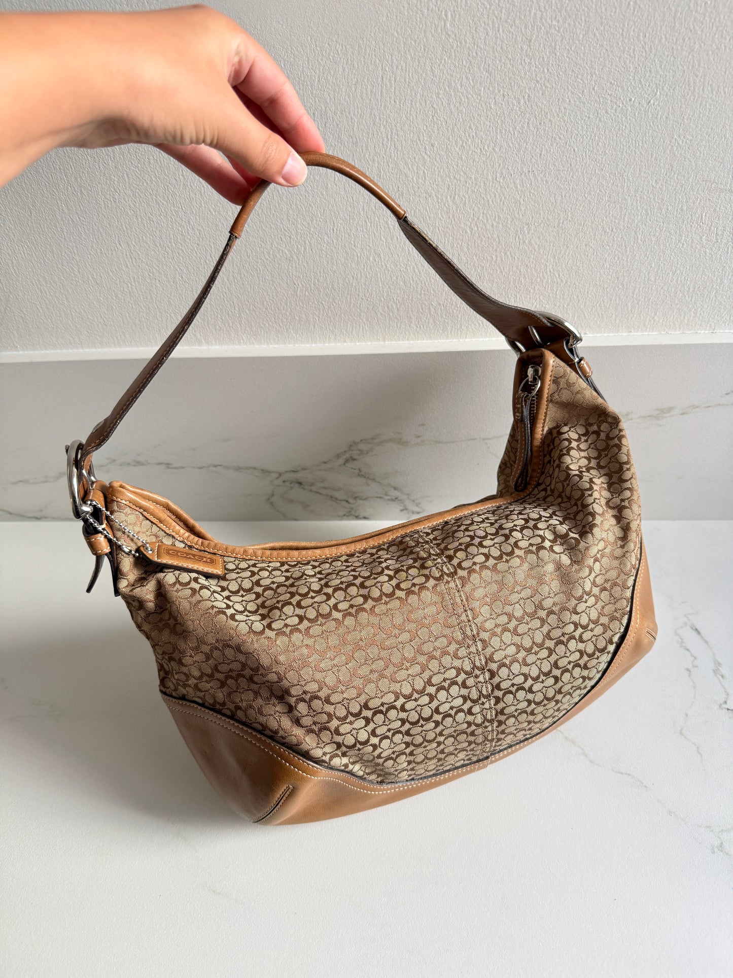 Coach Soho Signature Hobo Shoulder Bag, Large
