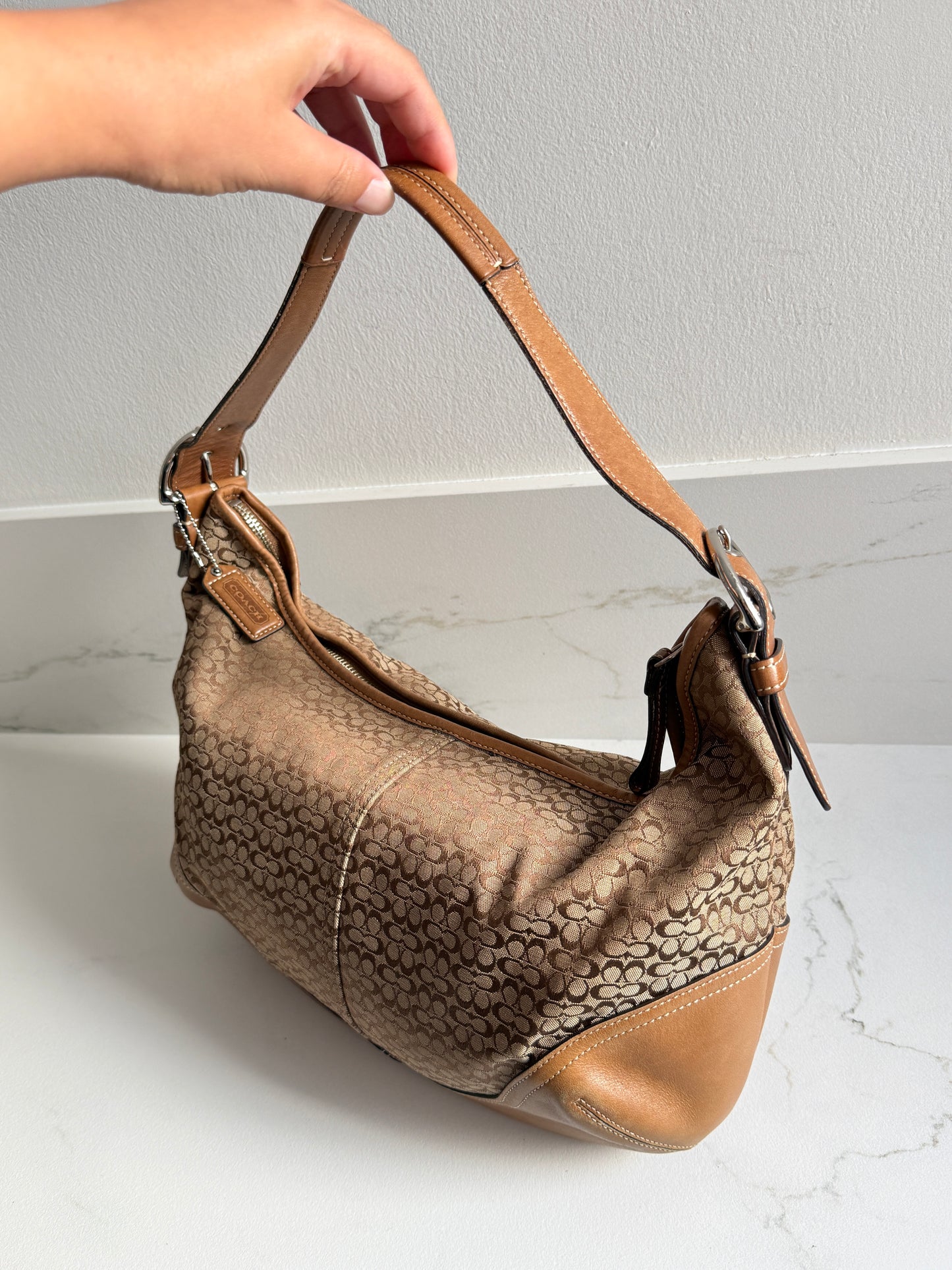 Coach Soho Signature Hobo Shoulder Bag, Large