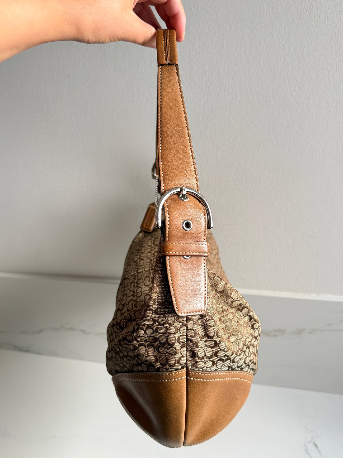 Coach Soho Signature Hobo Shoulder Bag, Large