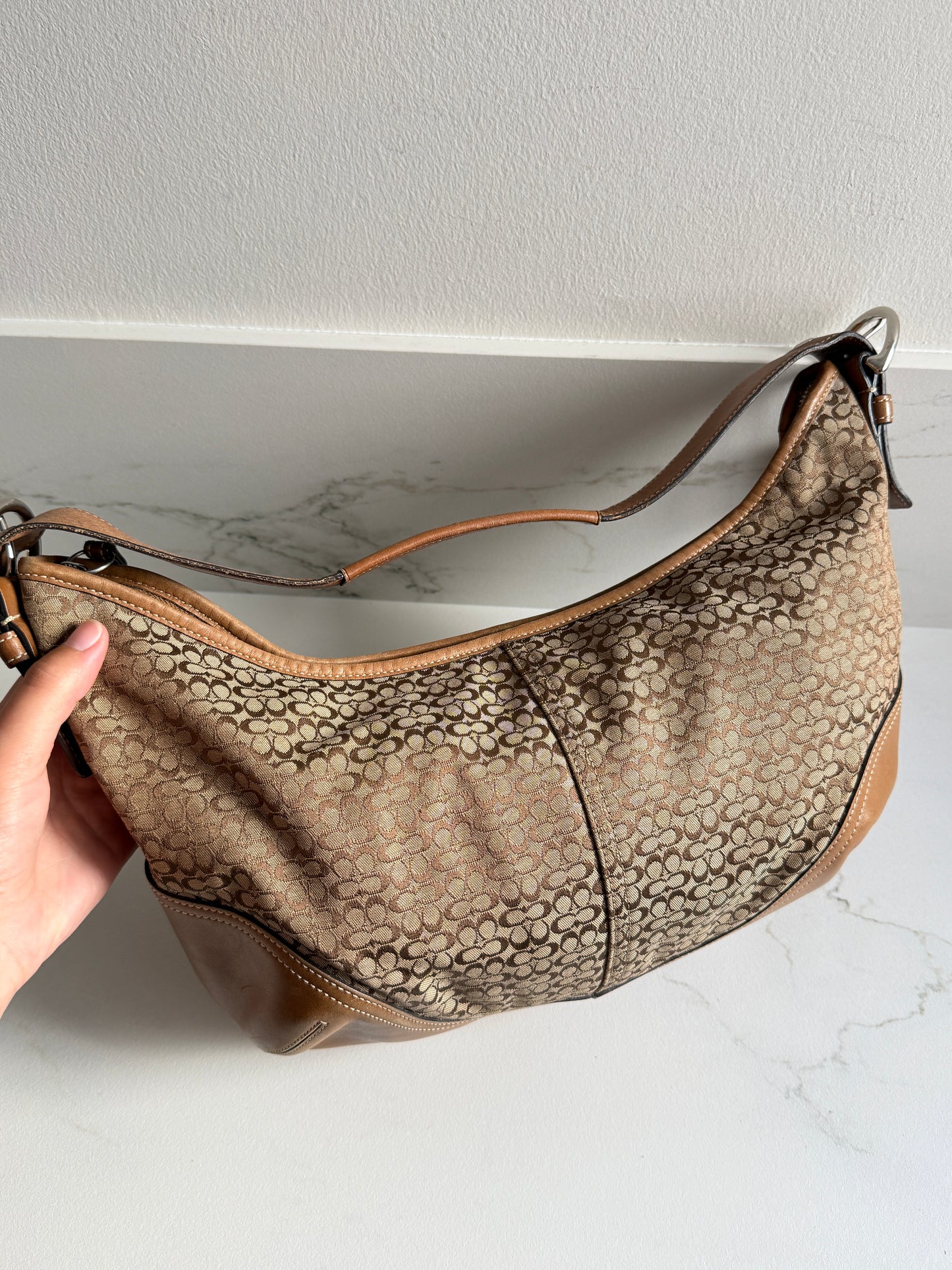 Coach Soho Signature Hobo Shoulder Bag, Large