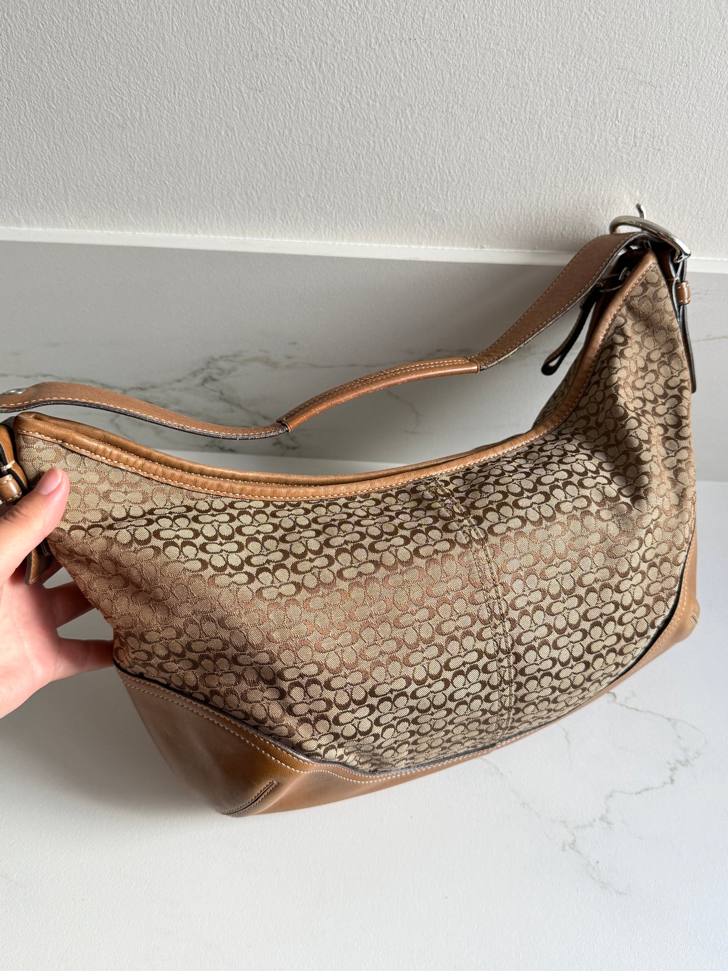 Coach Soho Signature Hobo Shoulder Bag, Large