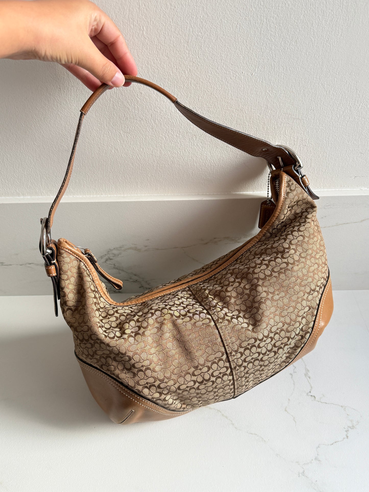 Coach Soho Signature Hobo Shoulder Bag, Large