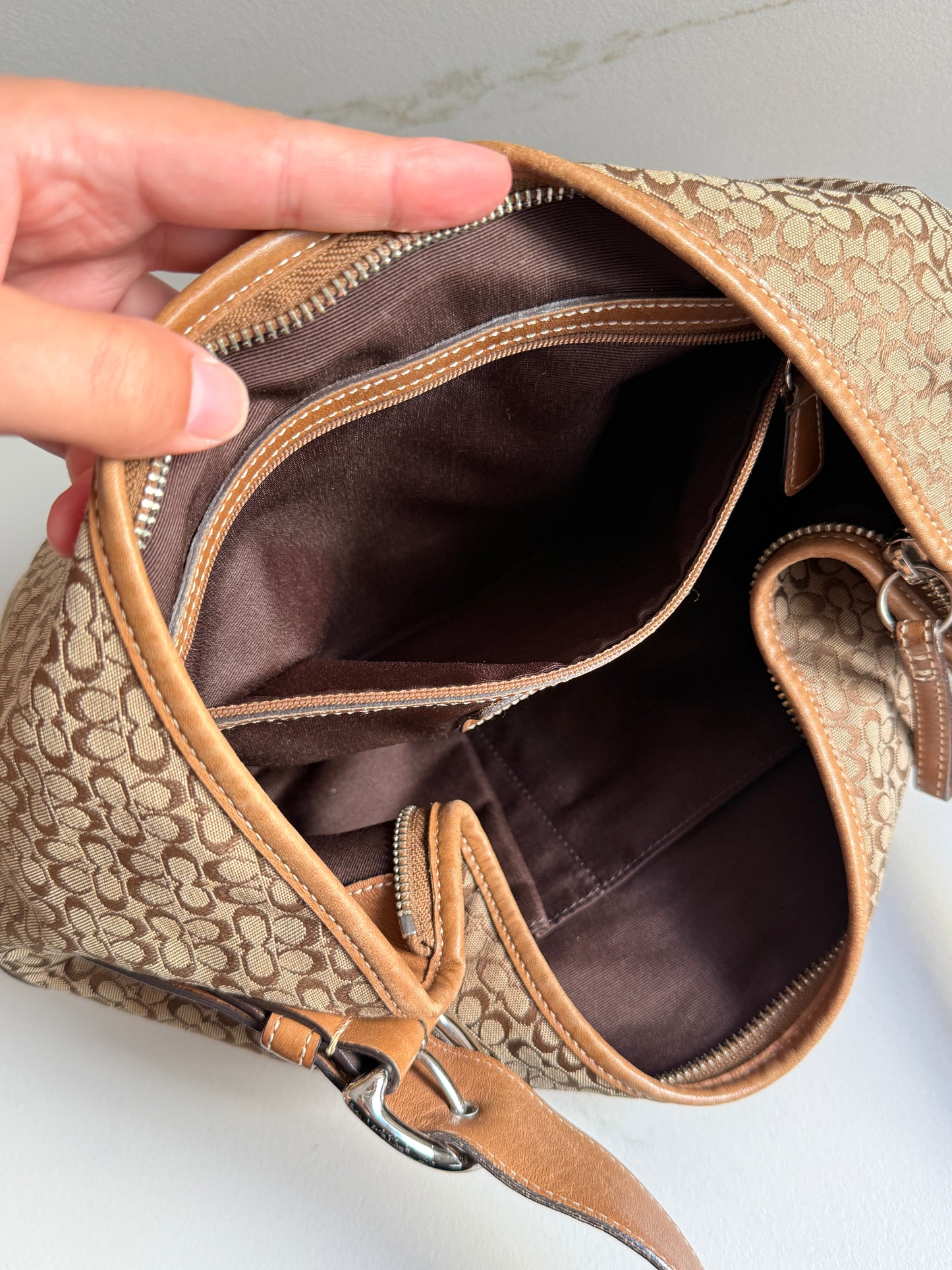 Coach Soho Signature Hobo Shoulder Bag, Large