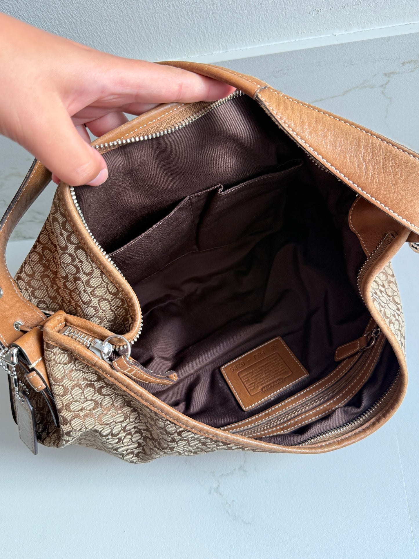 Coach Soho Signature Hobo Shoulder Bag, Large