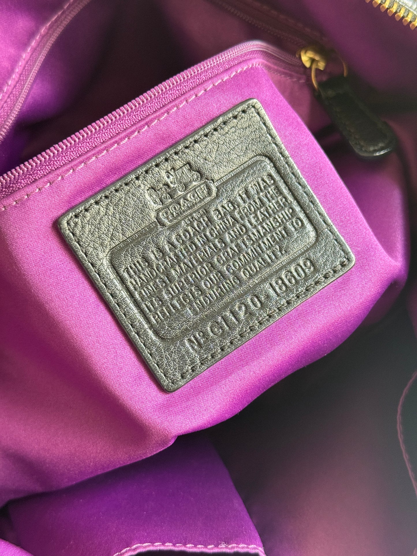 Super Rare Coach Madison Lindsey Leather Bag