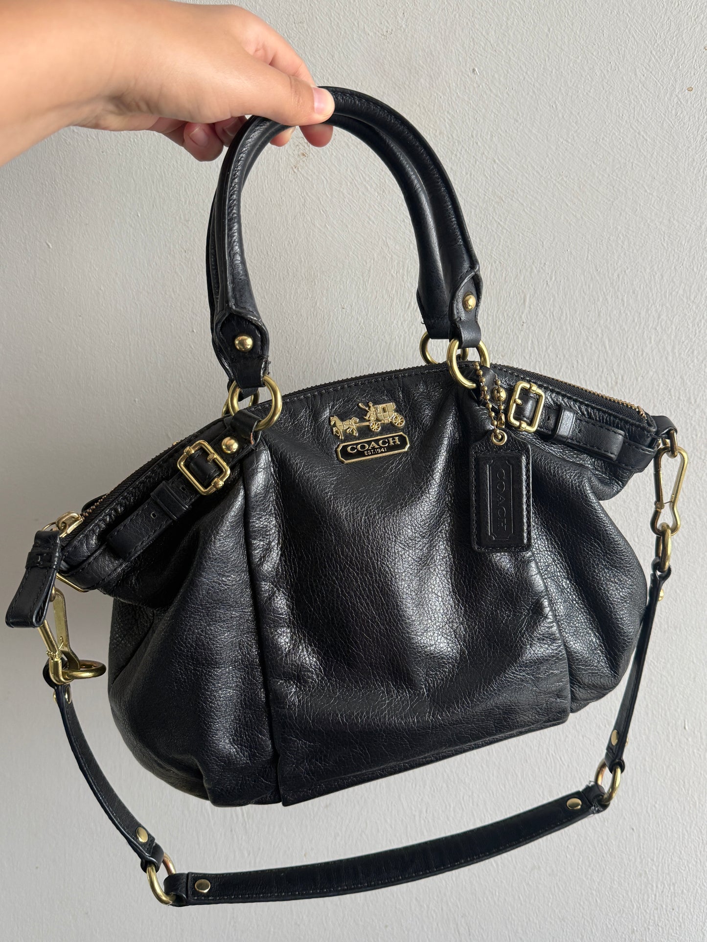 Super Rare Coach Madison Lindsey Leather Bag