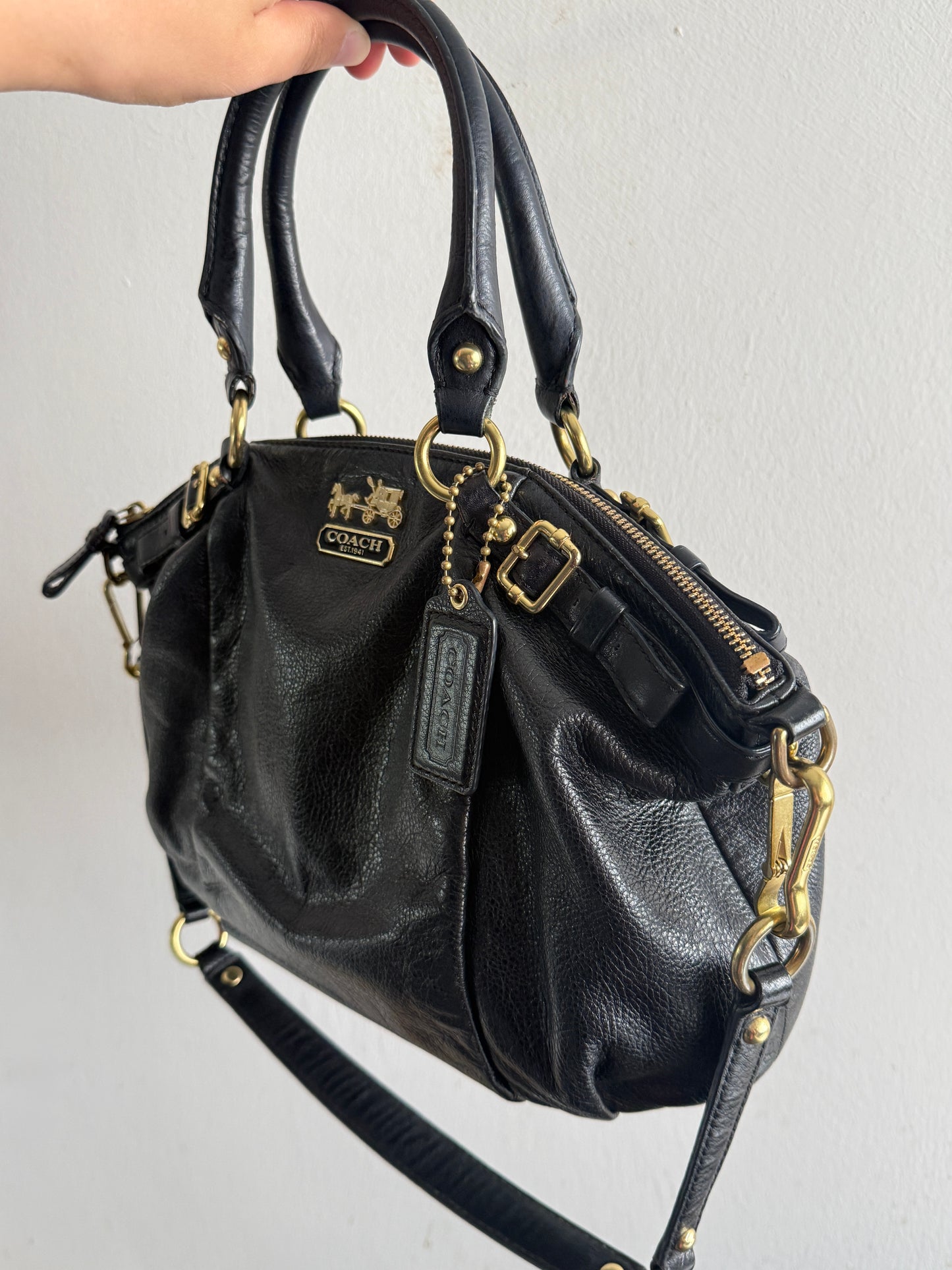 Super Rare Coach Madison Lindsey Leather Bag