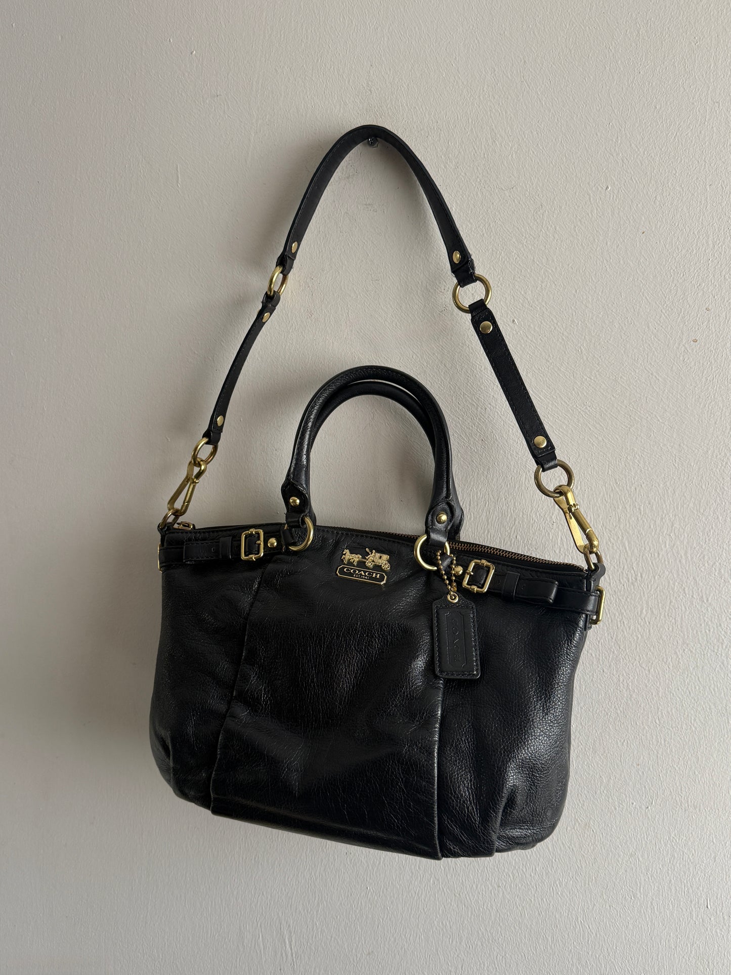 Super Rare Coach Madison Lindsey Leather Bag