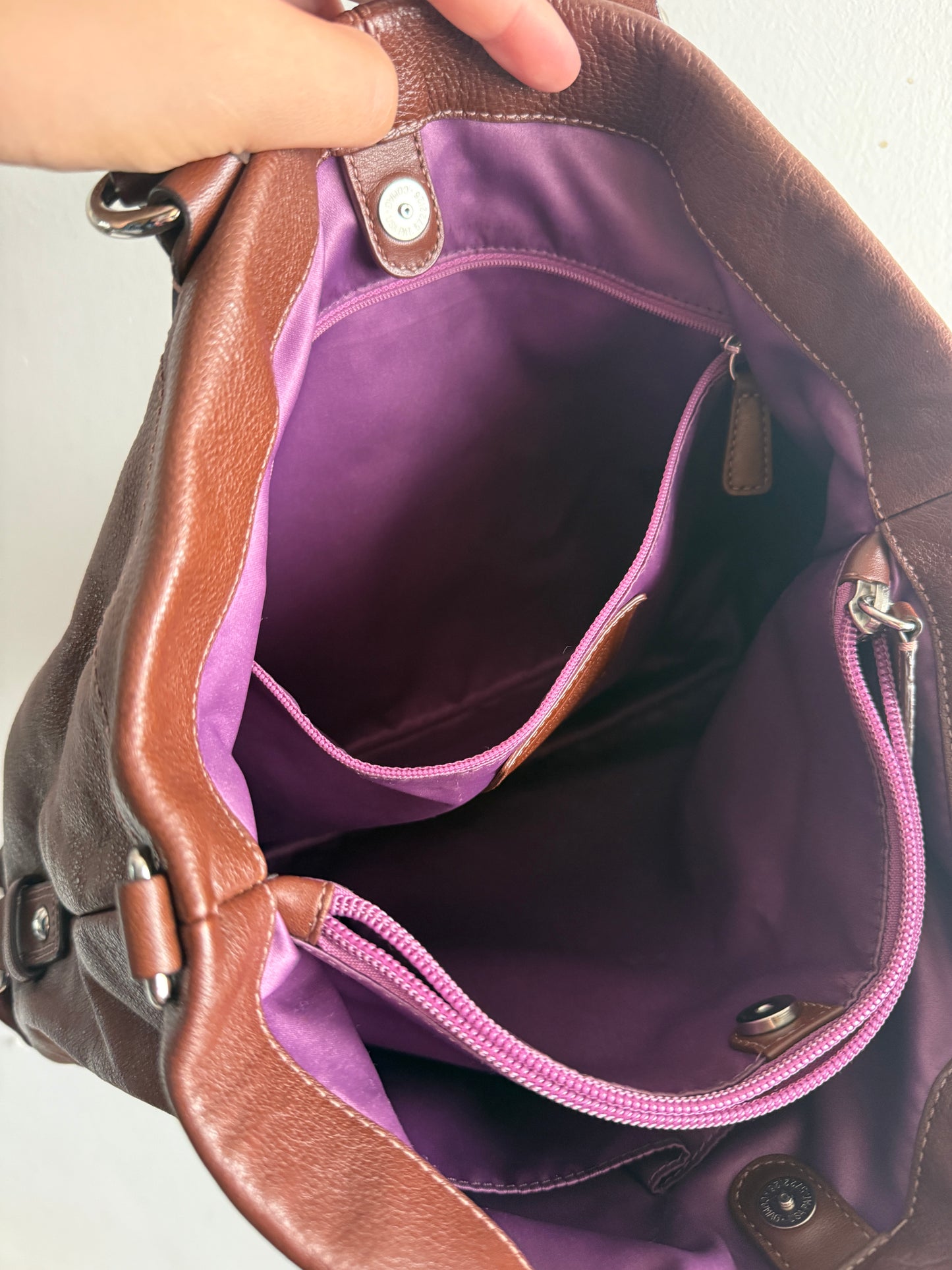 Rare Coach Ashley Leather Carryall Shoulder Bag