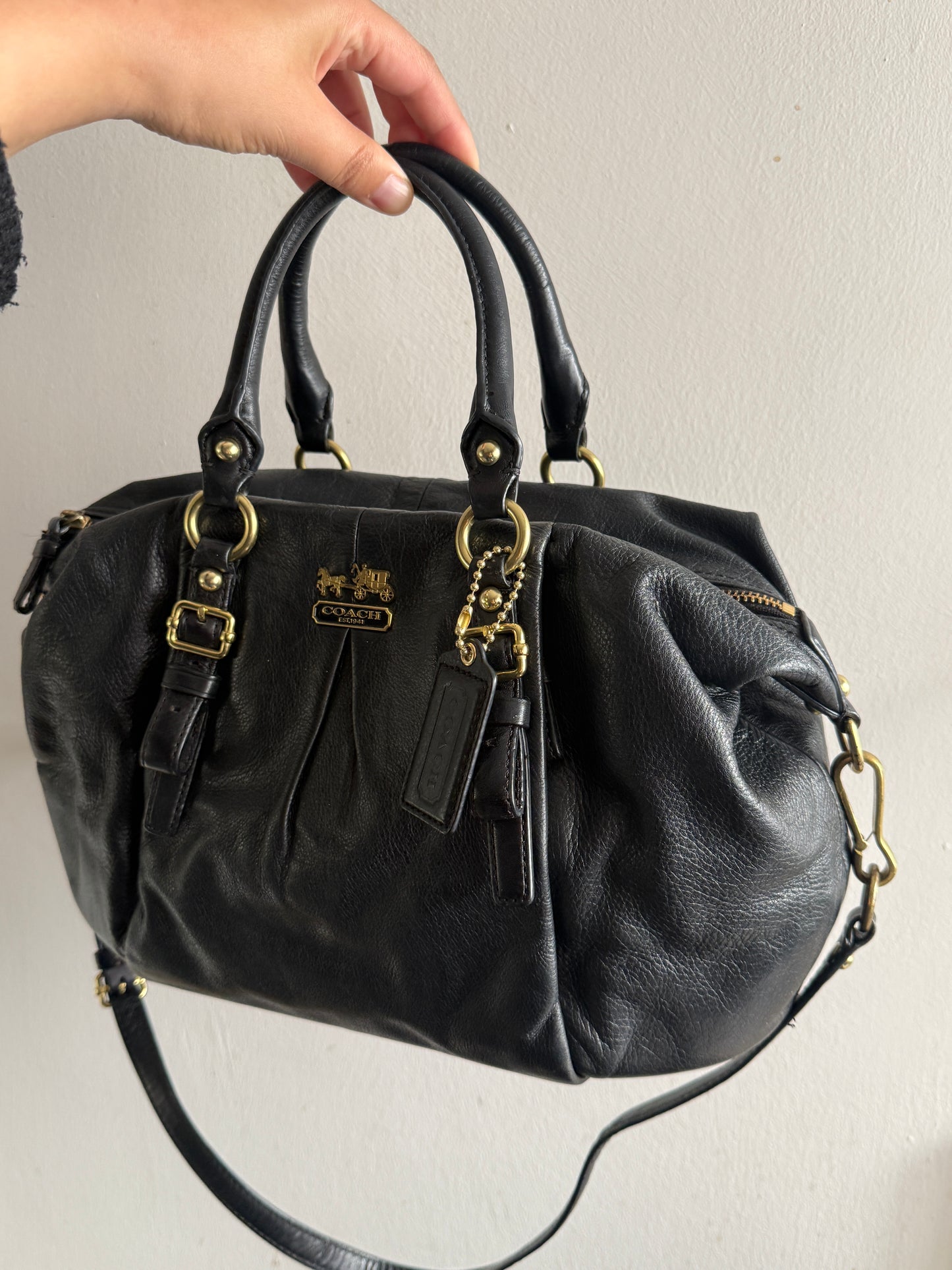 Super Rare Coach Madison Juliette Leather Bag