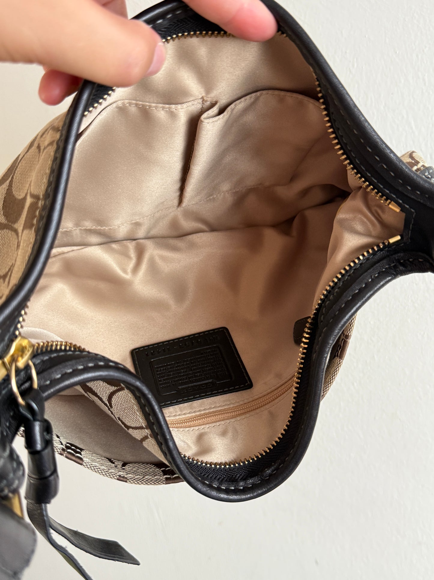 Coach Bleecker Signature Shoulder Bag