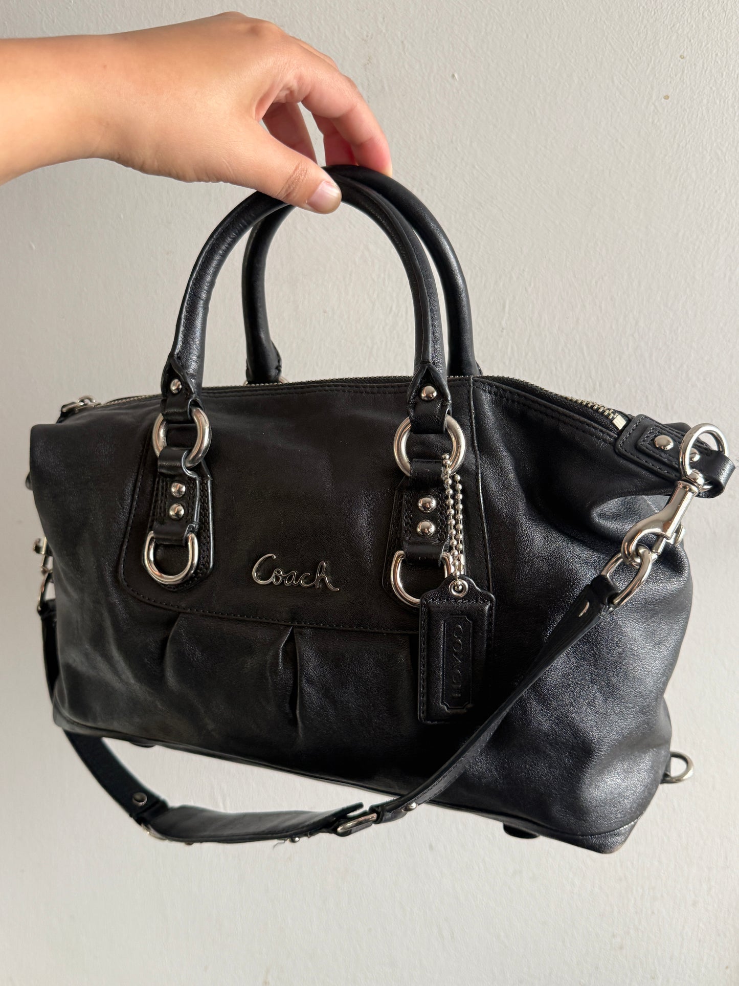 Super Rare Coach Ashley Leather Satchel