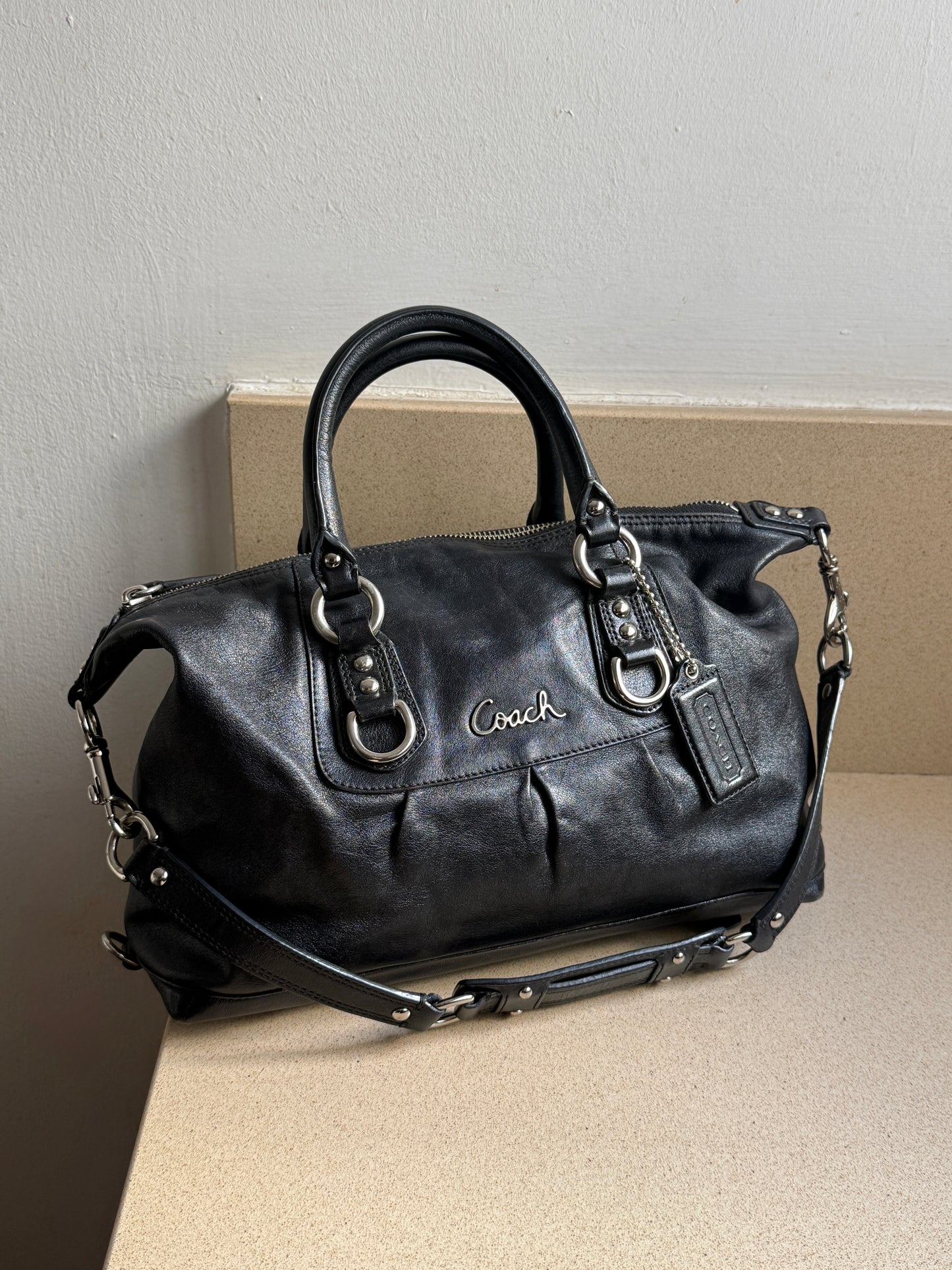 Super Rare Coach Ashley Leather Satchel