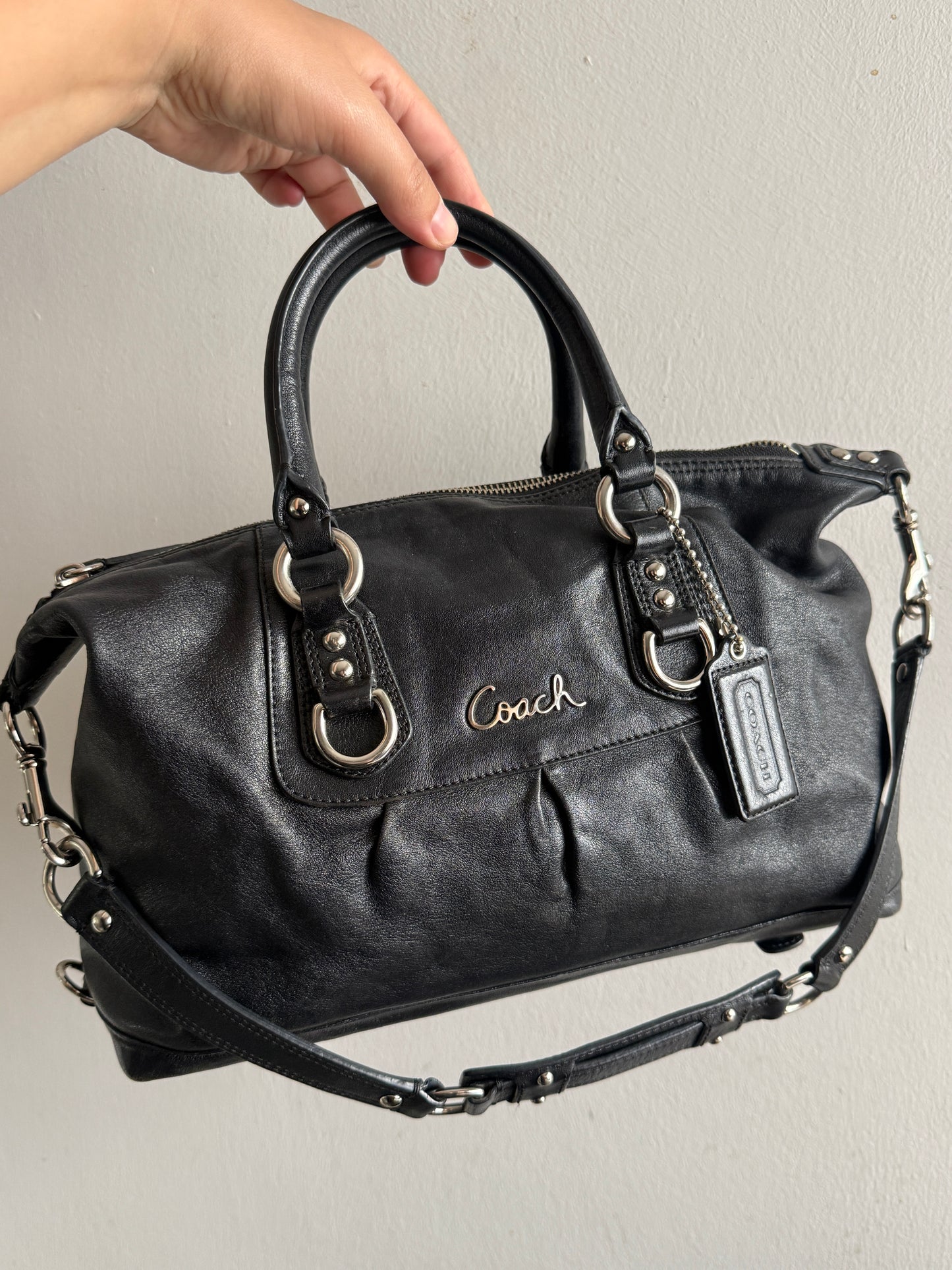 Super Rare Coach Ashley Leather Satchel