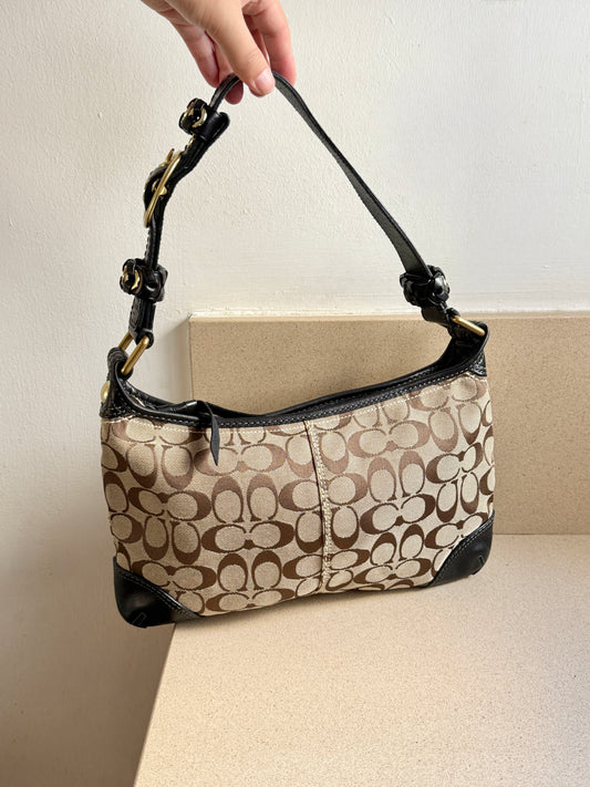 Coach Bleecker Signature Shoulder Bag