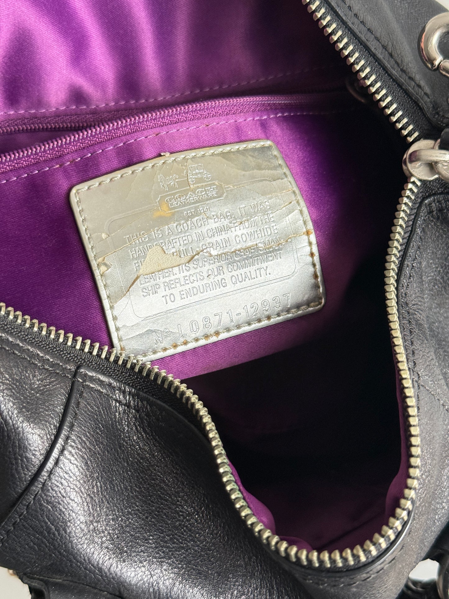 Super Rare Coach Madison Sabrina Leather Satchel