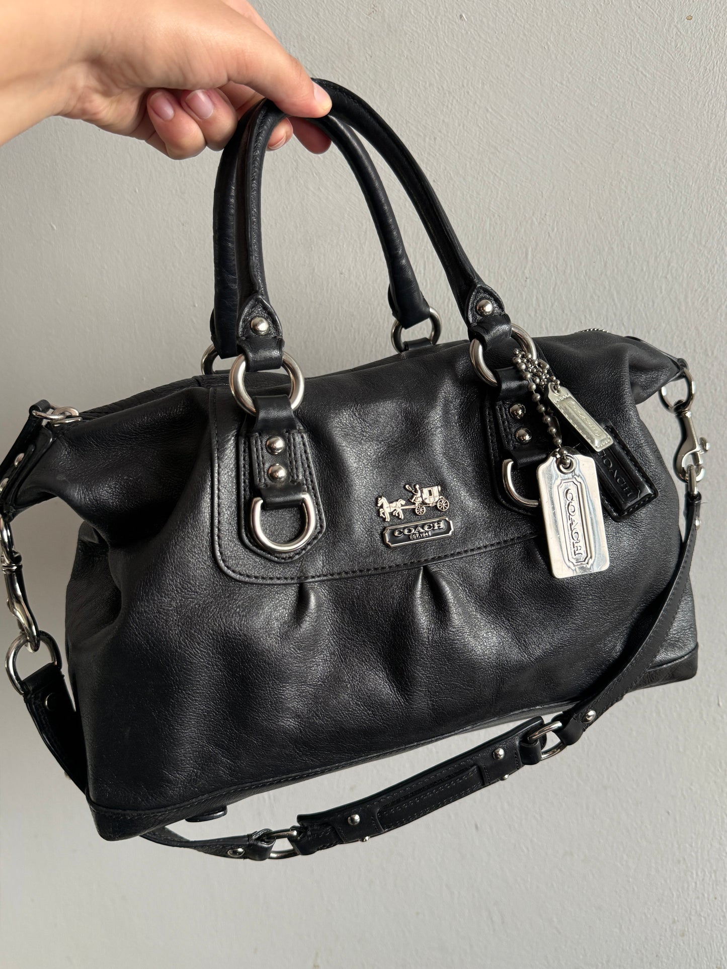 Super Rare Coach Madison Sabrina Leather Satchel