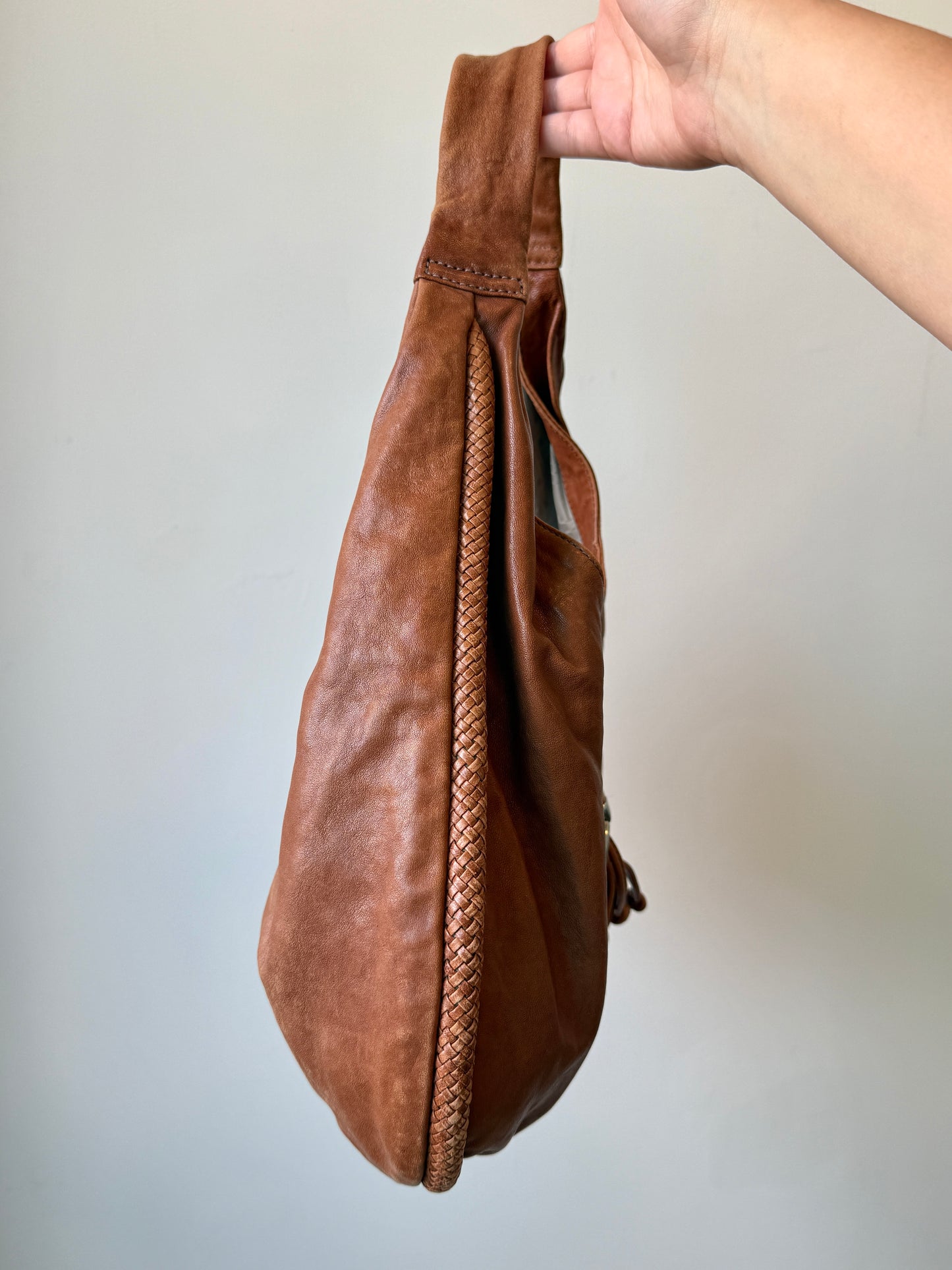 Super Rare Cole Haan Leather Hobo Shoulder Bag