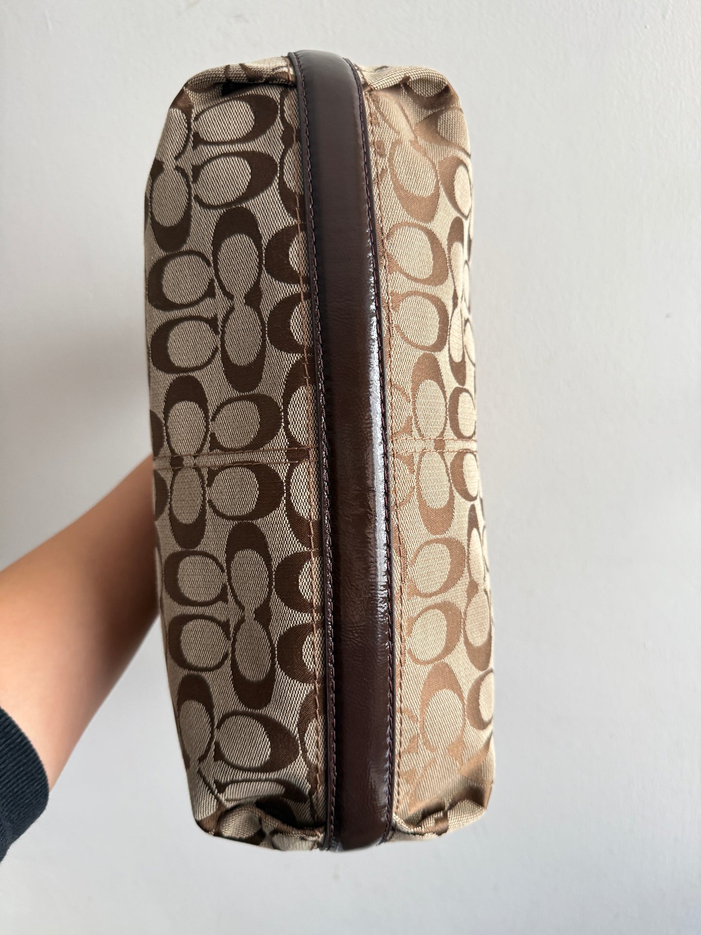 Coach Signature Hobo Shoulder Bag