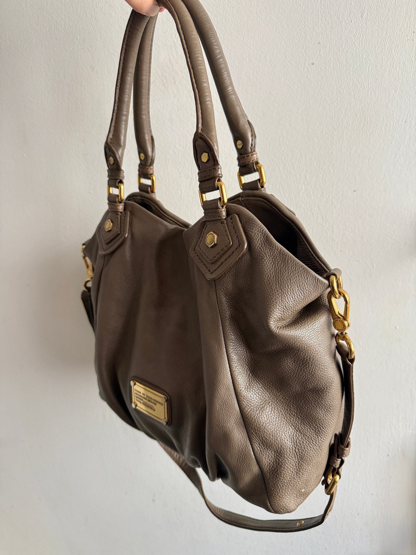 Rare Marc by Marc Jacobs Classic Q Fran Leather Shoulder Bag