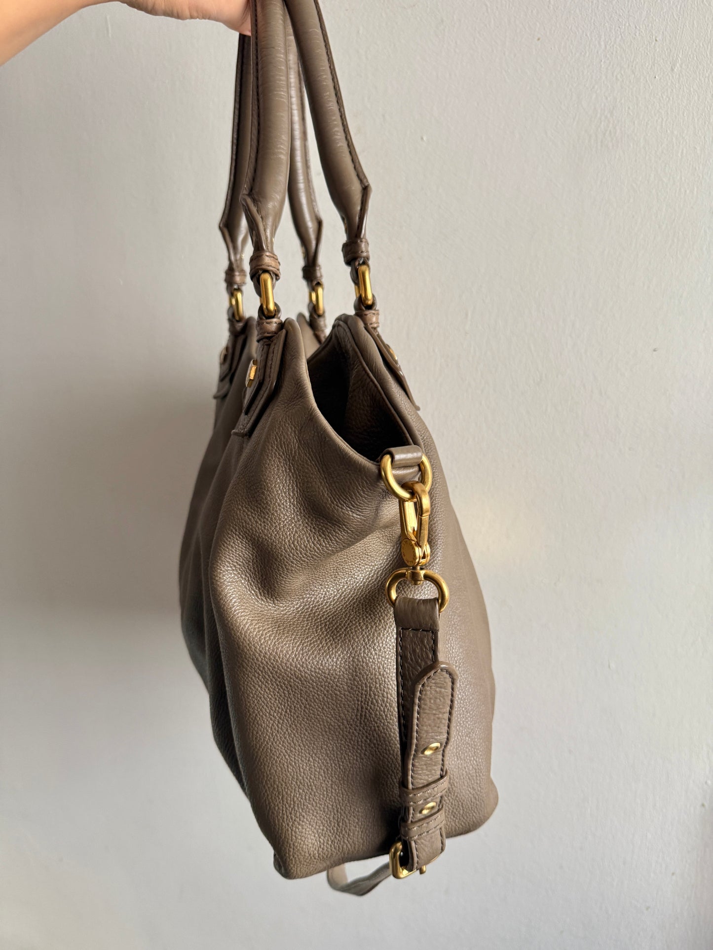 Rare Marc by Marc Jacobs Classic Q Fran Leather Shoulder Bag