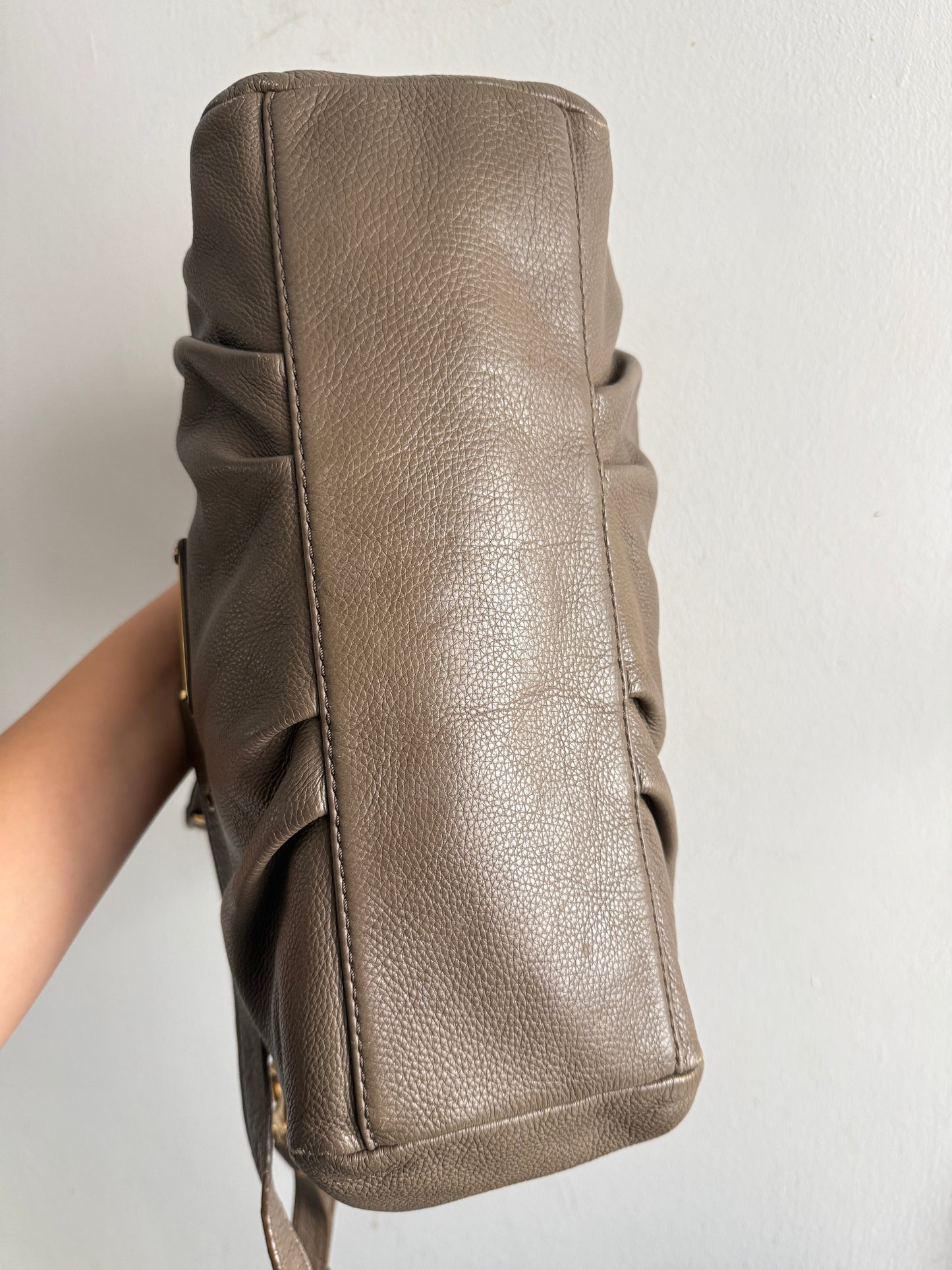 Rare Marc by Marc Jacobs Classic Q Fran Leather Shoulder Bag