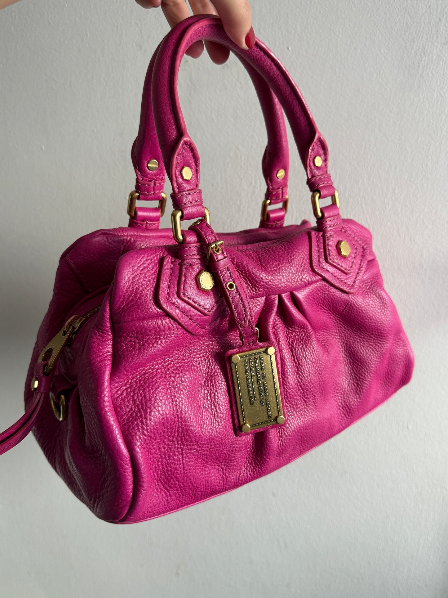 Super Rare Marc by Marc Jacobs Classic Q Baby Groovee Leather Bag