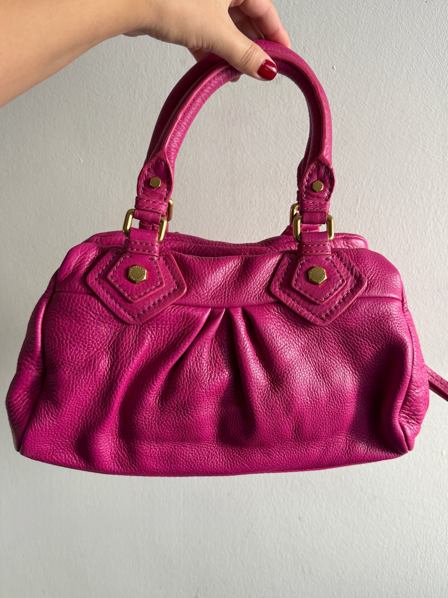 Super Rare Marc by Marc Jacobs Classic Q Baby Groovee Leather Bag