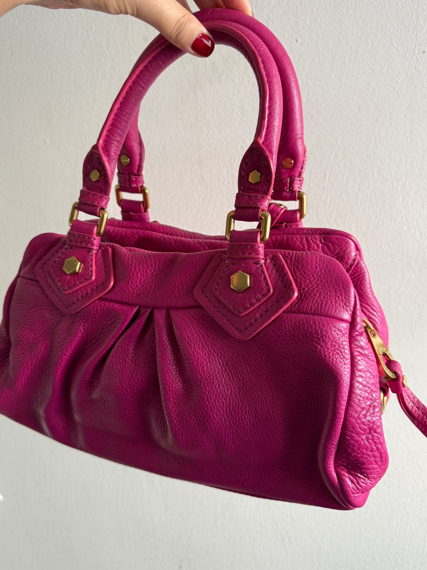 Super Rare Marc by Marc Jacobs Classic Q Baby Groovee Leather Bag