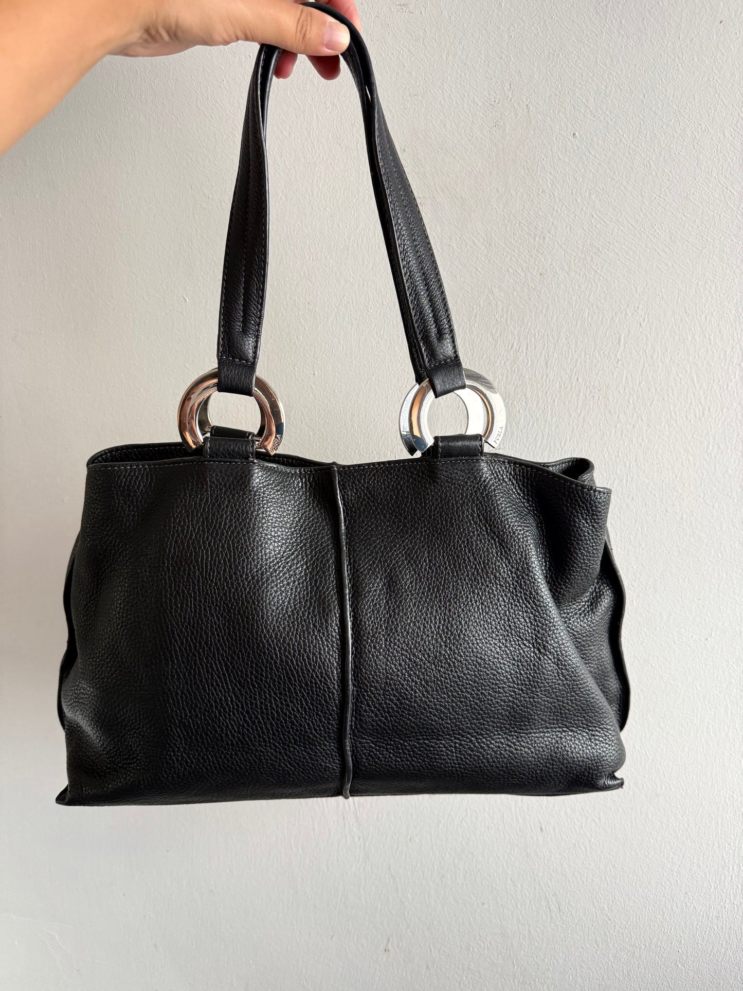 Furla Leather Carryall Shoulder Bag