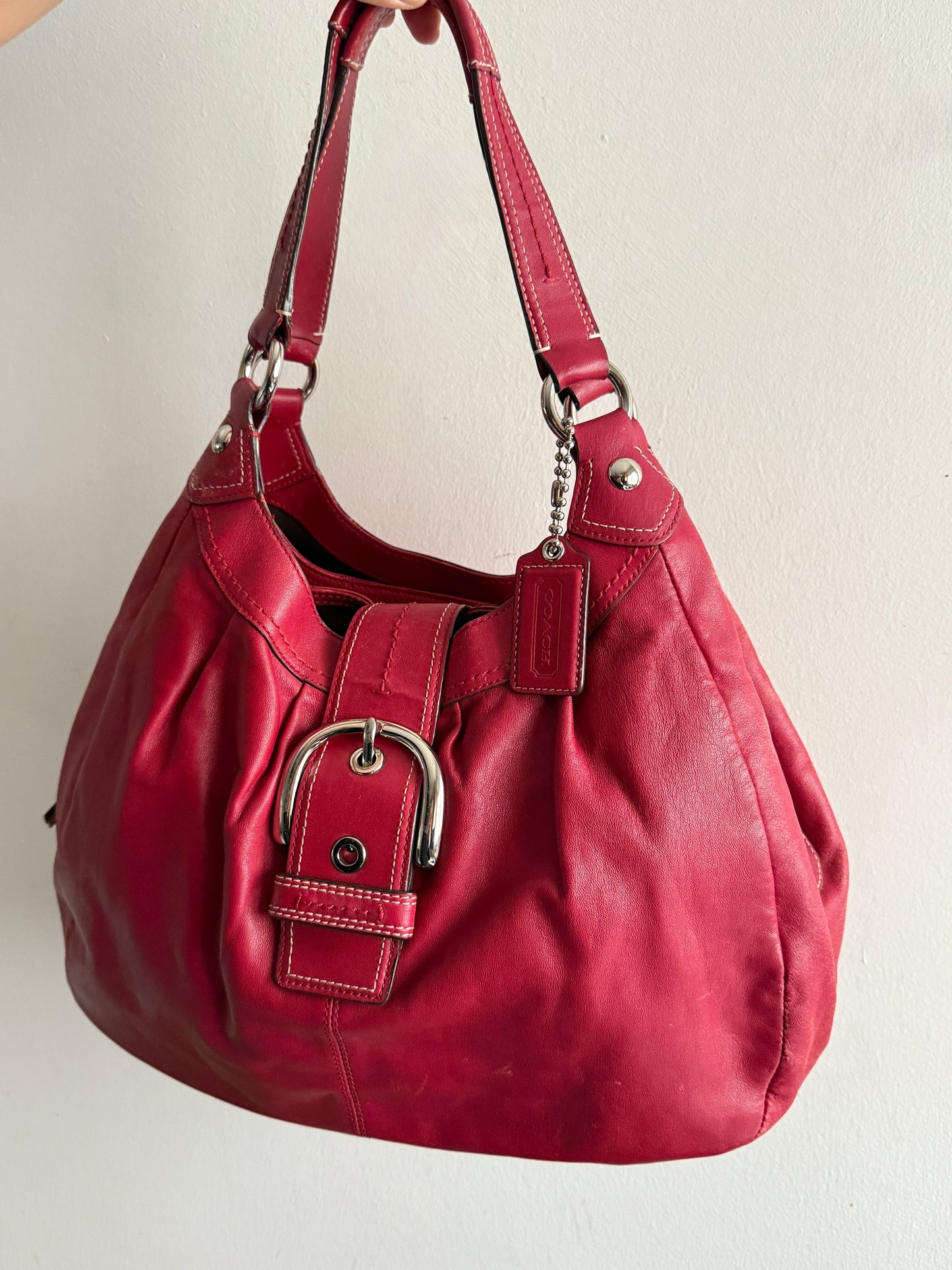 Super Rare Coach Lynn Soho Leather Shoulder Bag, Large