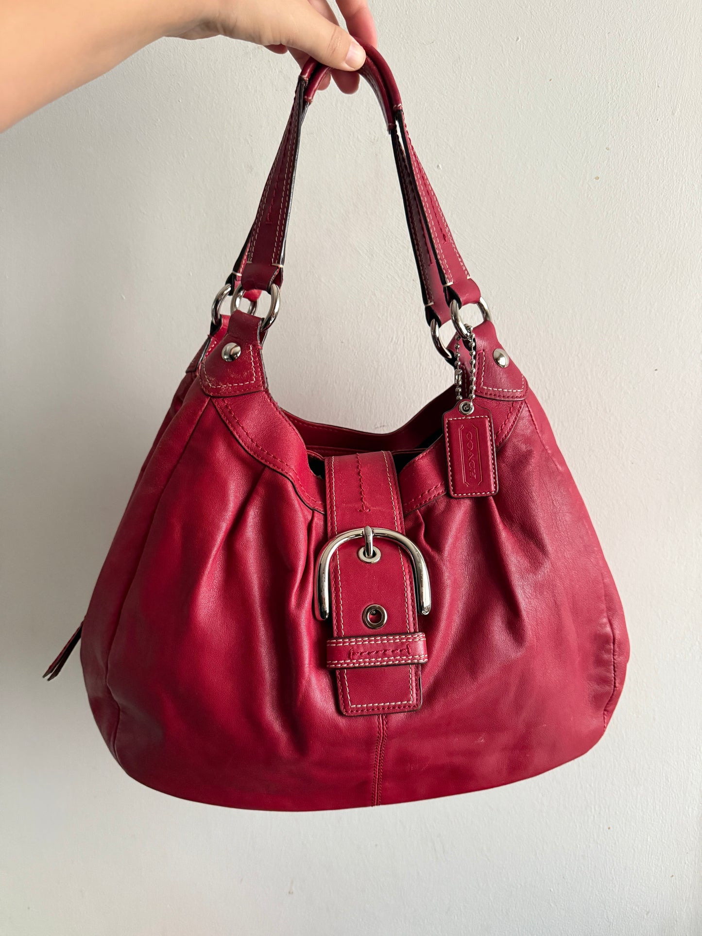 Super Rare Coach Lynn Soho Leather Shoulder Bag, Large