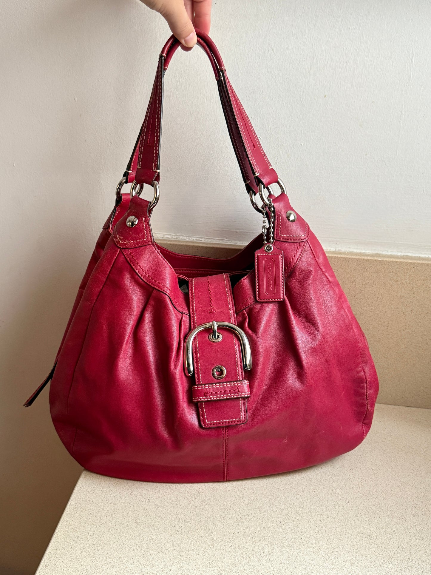 Super Rare Coach Lynn Soho Leather Shoulder Bag, Large