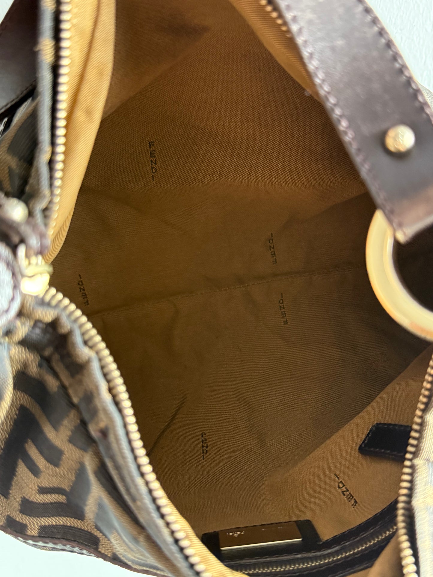 Super Rare Fendi Zucca Chef Shoulder Bag