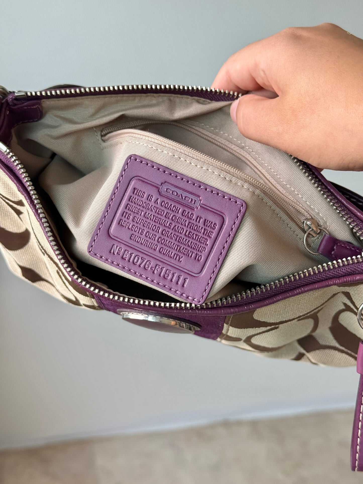 Coach Signature Shoulder Bag