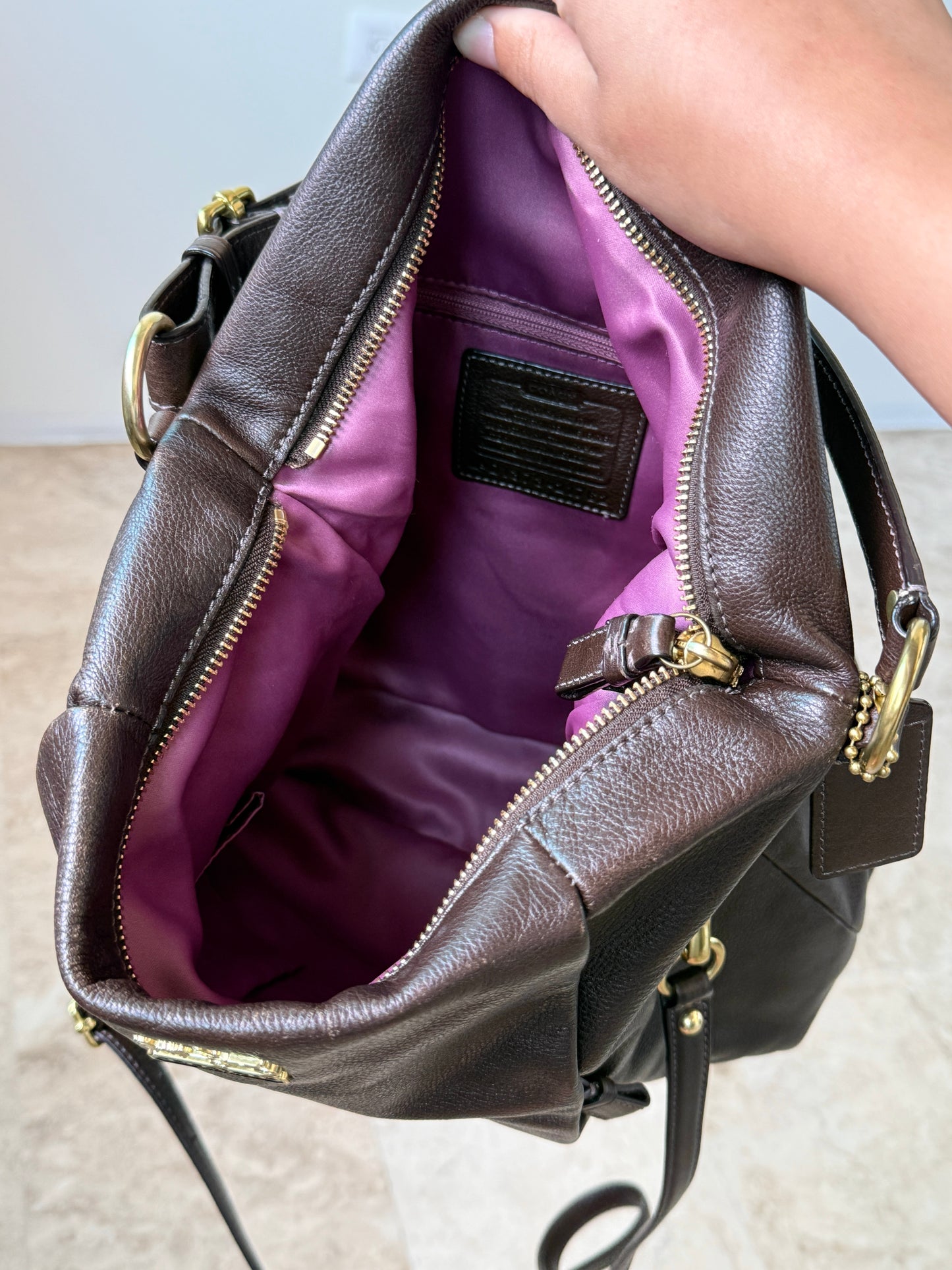 Super Rare Coach Madison Isabelle Leather Shoulder Bag