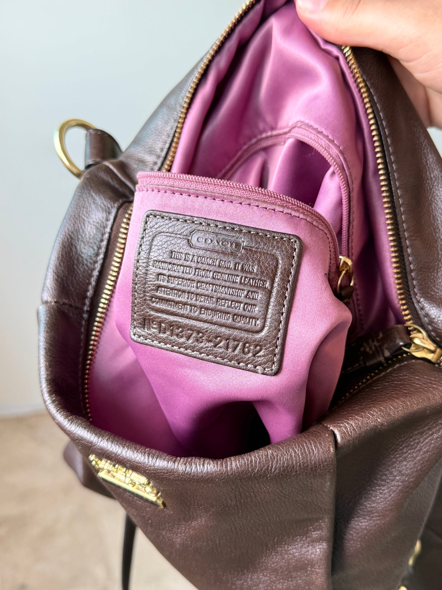 Super Rare Coach Madison Isabelle Leather Shoulder Bag