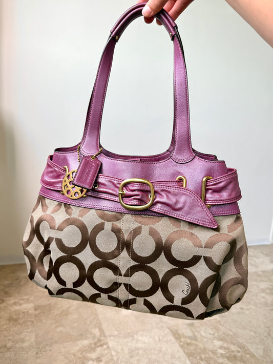 Super Rare Coach Op Art Shoulder Bag