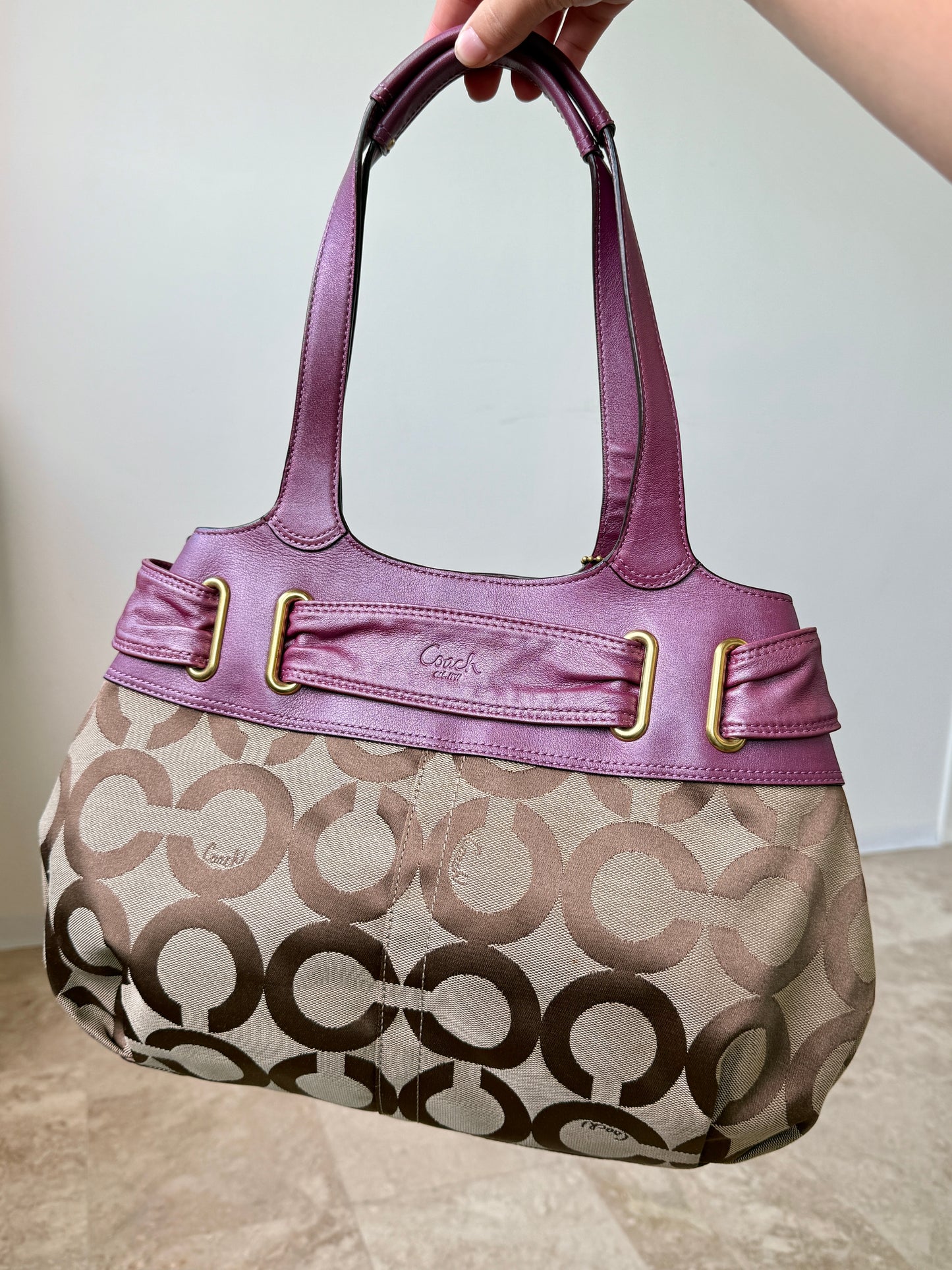 Super Rare Coach Op Art Shoulder Bag