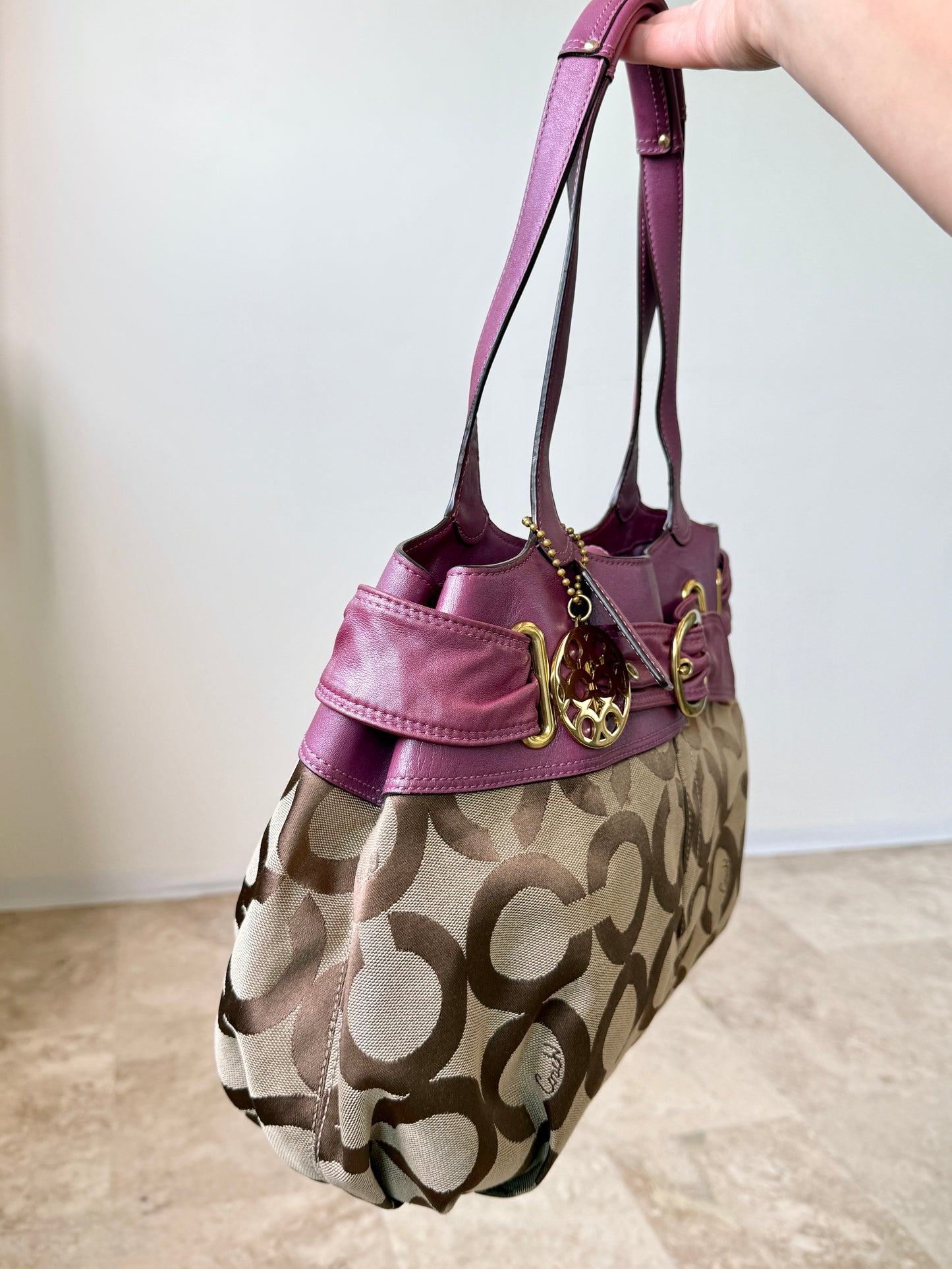 Super Rare Coach Op Art Shoulder Bag