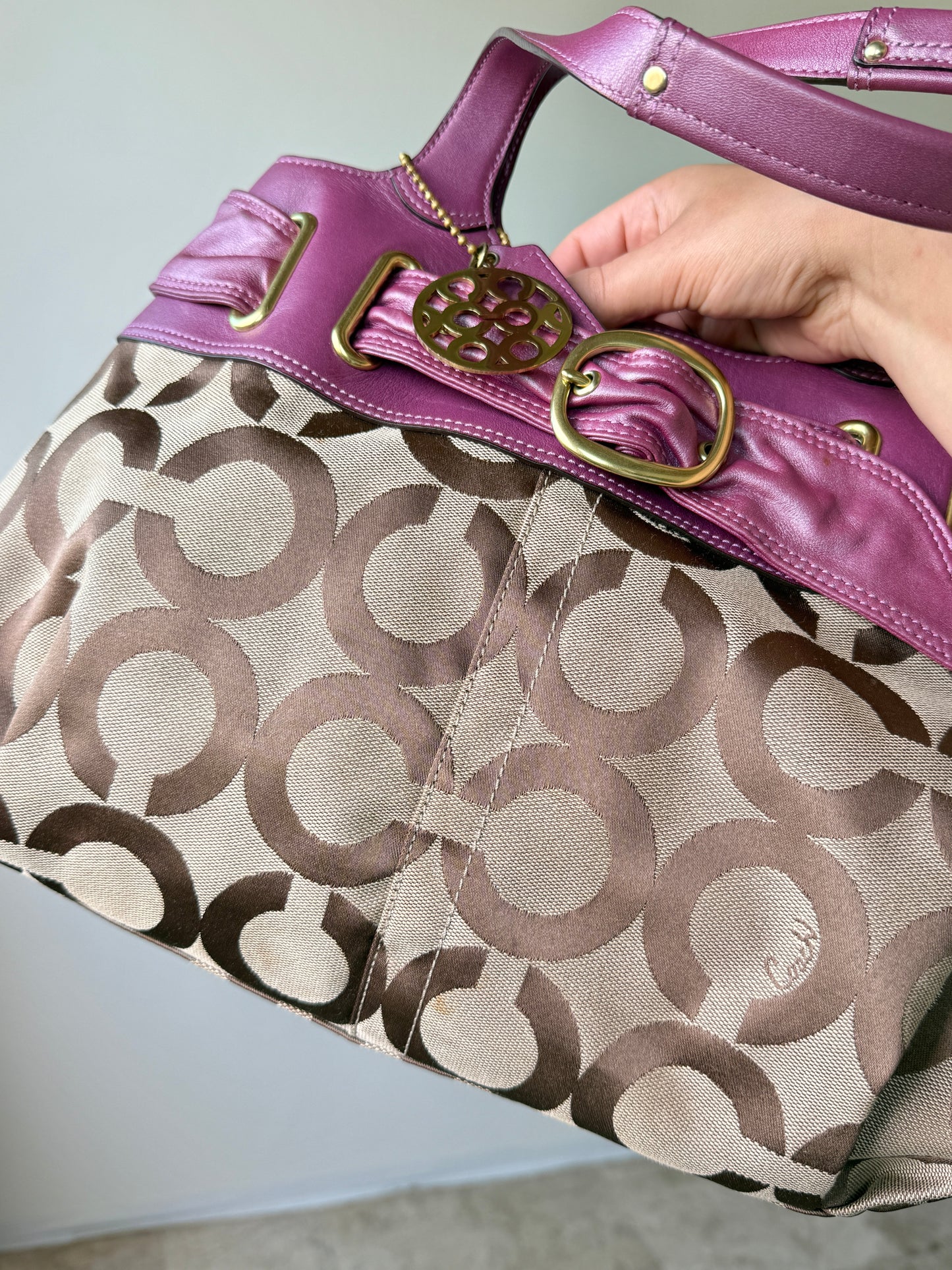 Super Rare Coach Op Art Shoulder Bag