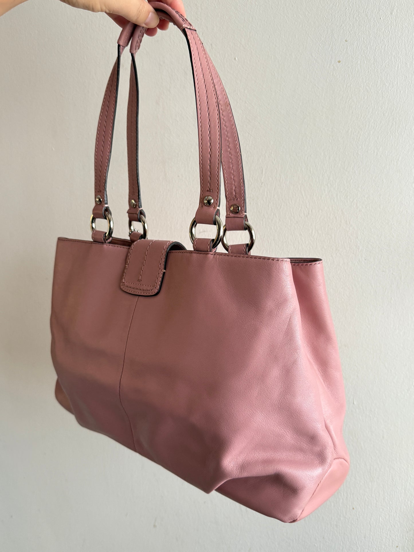 Rare Coach Soho Carryall Leather Shoulder Bag