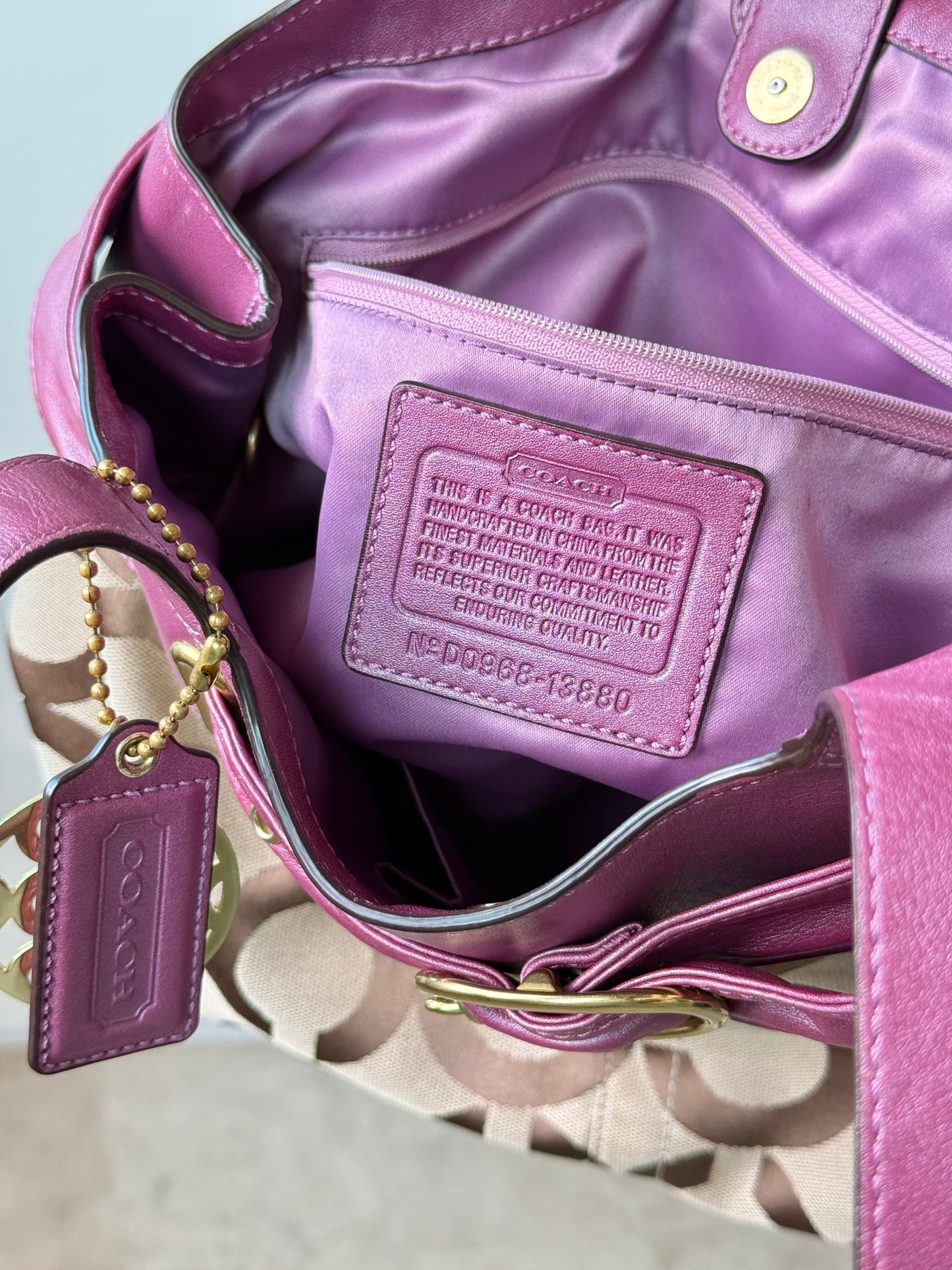 Super Rare Coach Op Art Shoulder Bag